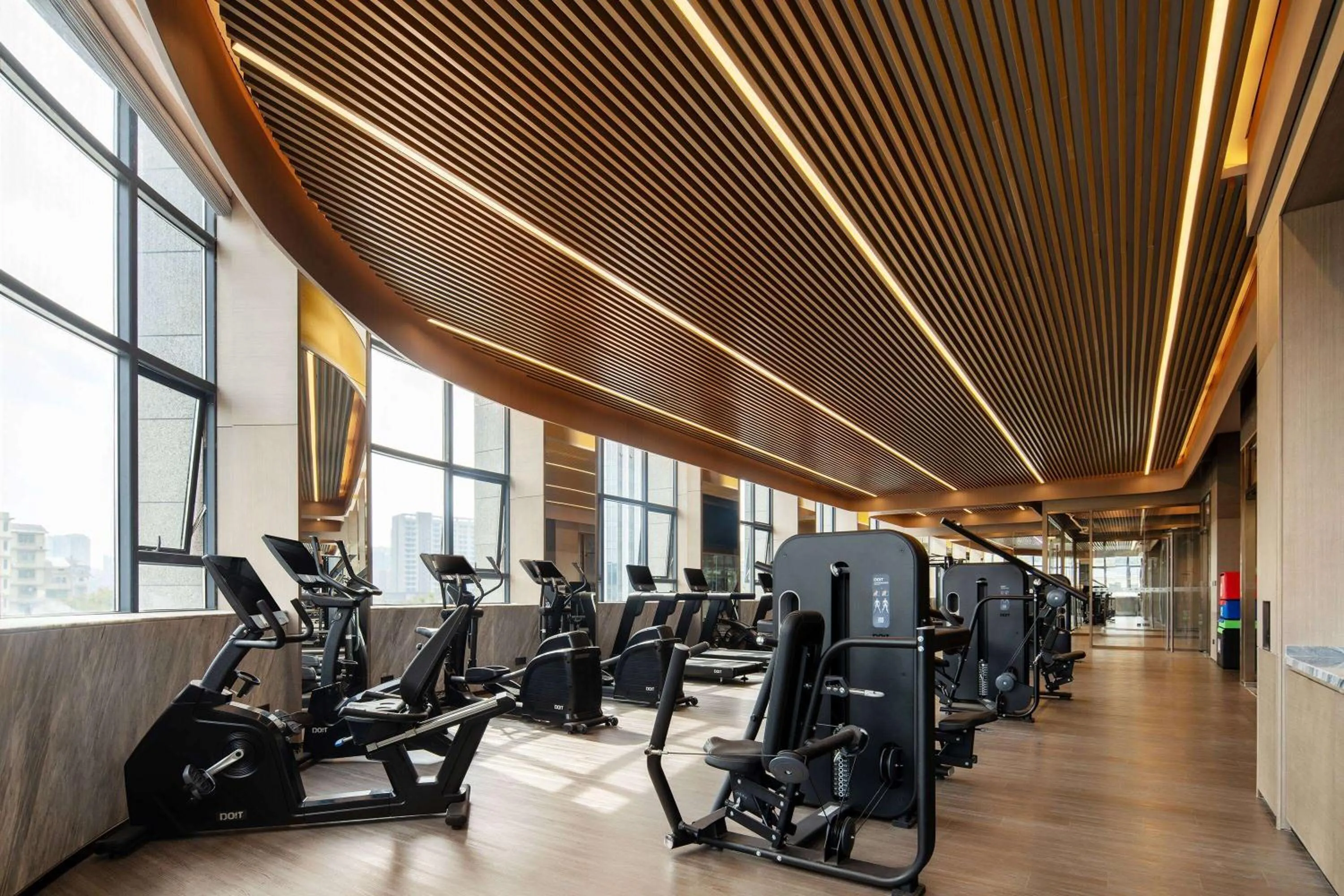 Fitness centre/facilities in Wyndham Grand Plaza Royale Lugu Changsha