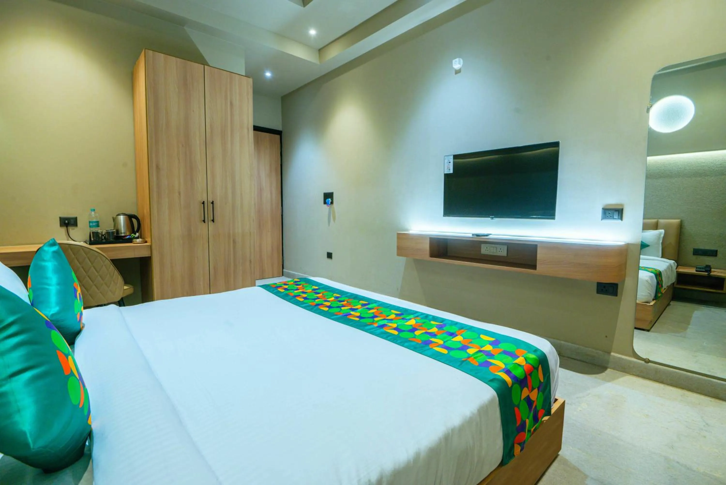 Bedroom, Bed in Treebo Royal City