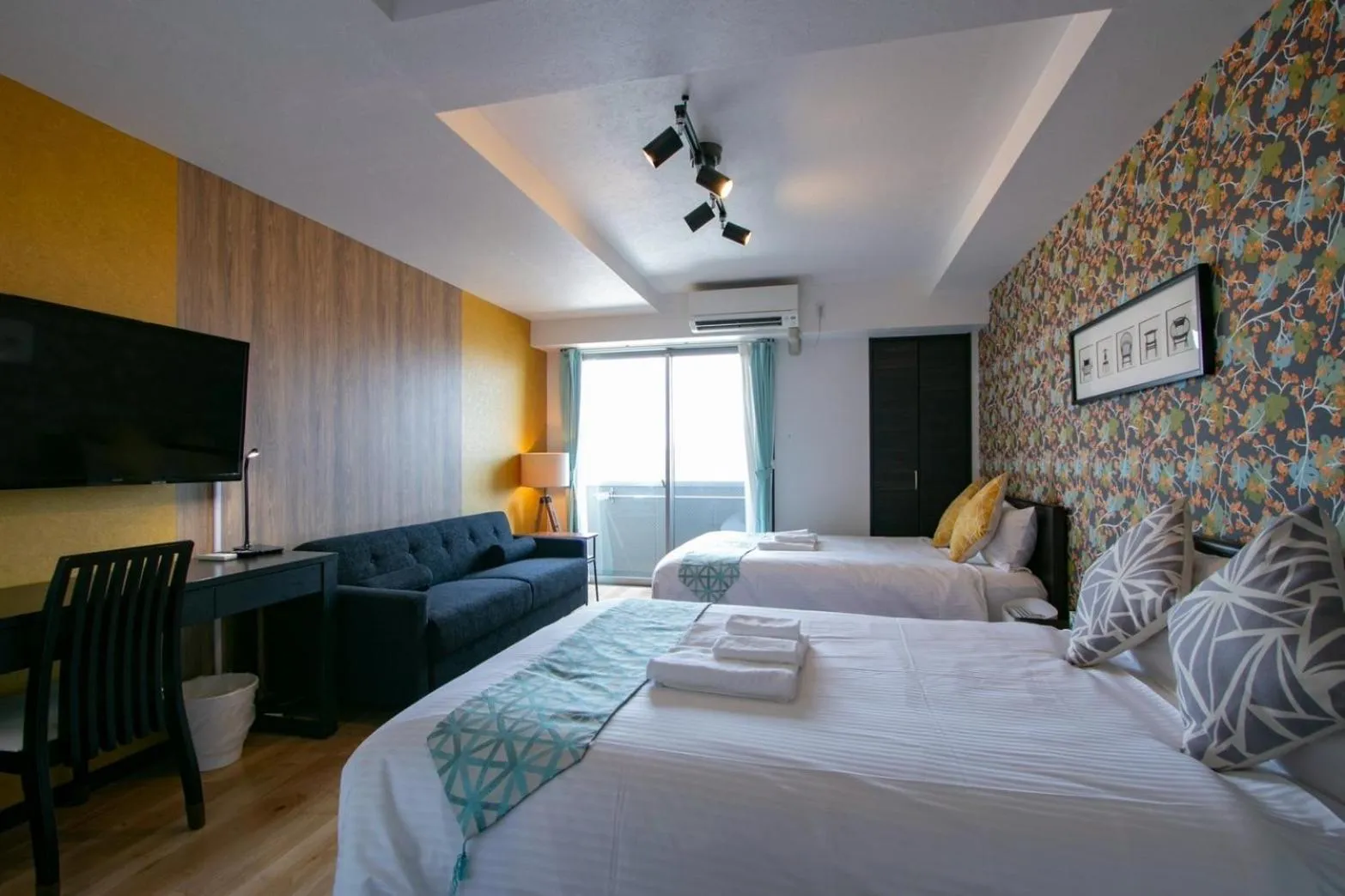 Bed in Randor Residence Tokyo Annex