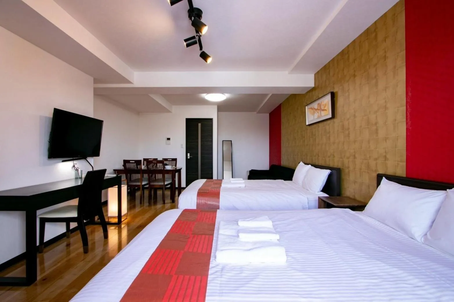 Bed in Randor Residence Tokyo Annex