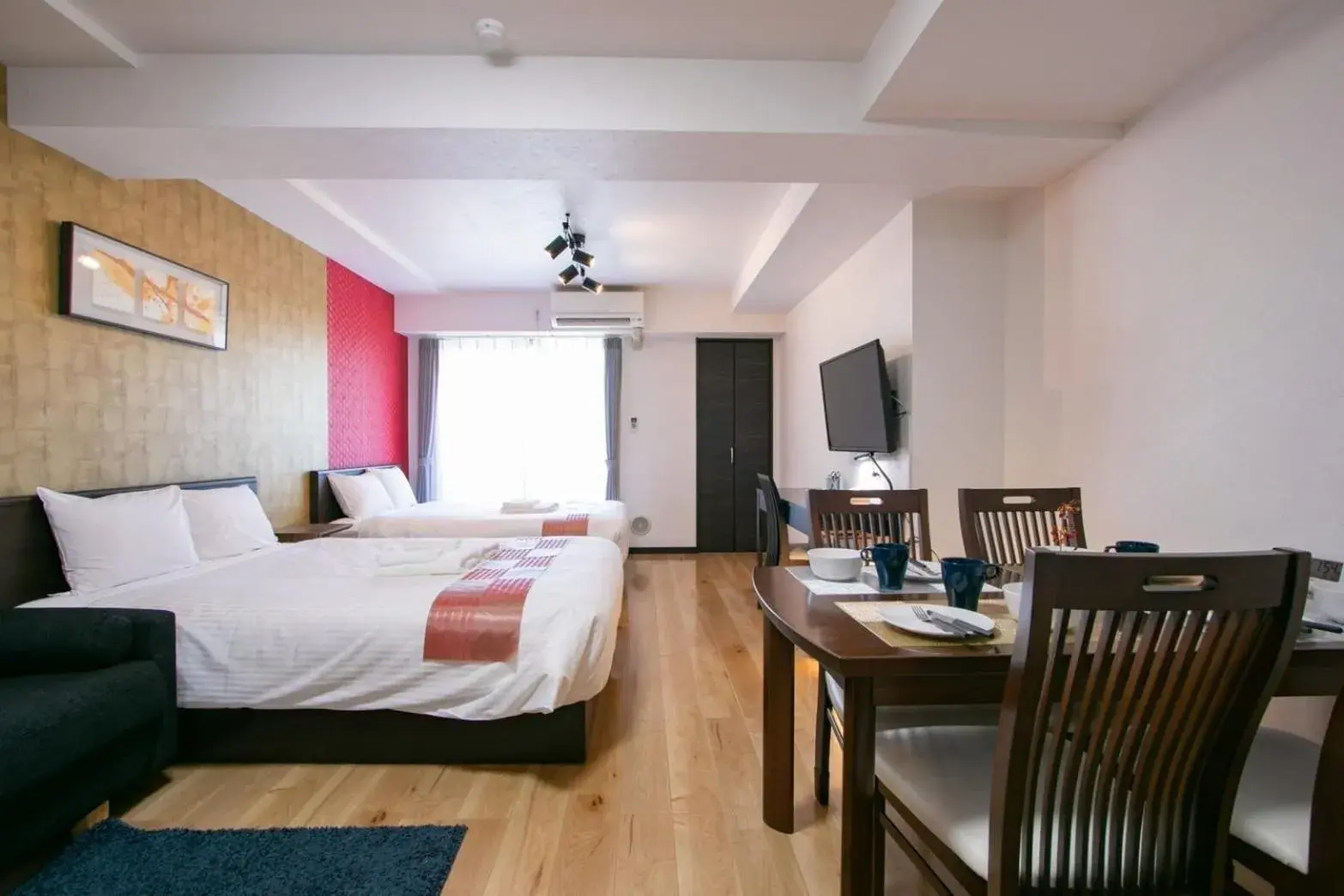 Bed in Randor Residence Tokyo Annex Bed in Randor Residence Tokyo Annex