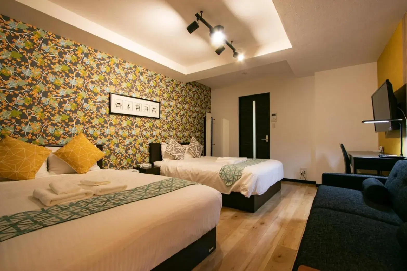 Bed in Randor Residence Tokyo Annex Bed in Randor Residence Tokyo Annex