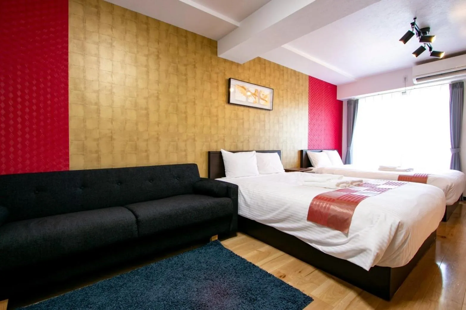 Bed in Randor Residence Tokyo Annex