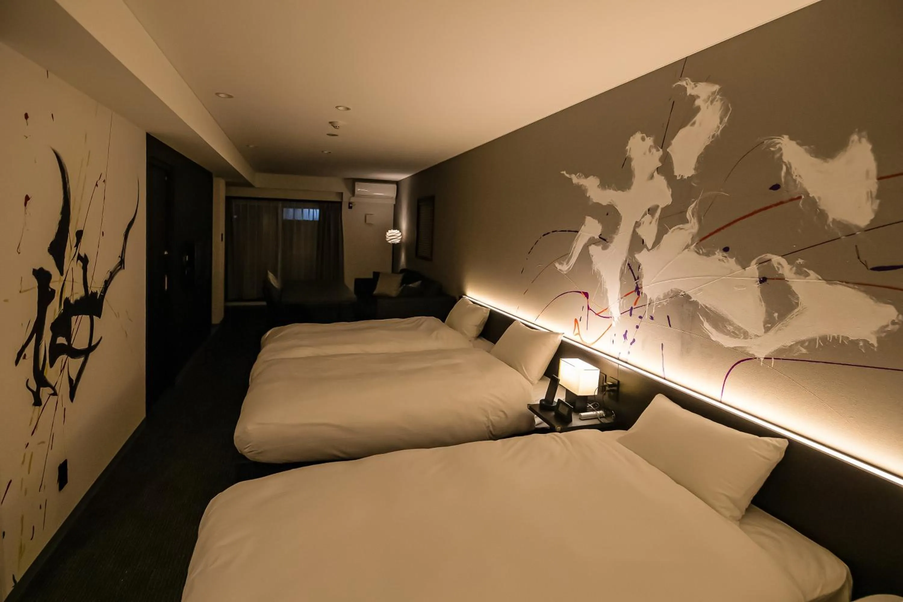 Bed in Randor Residence Kyoto Nijo Castle