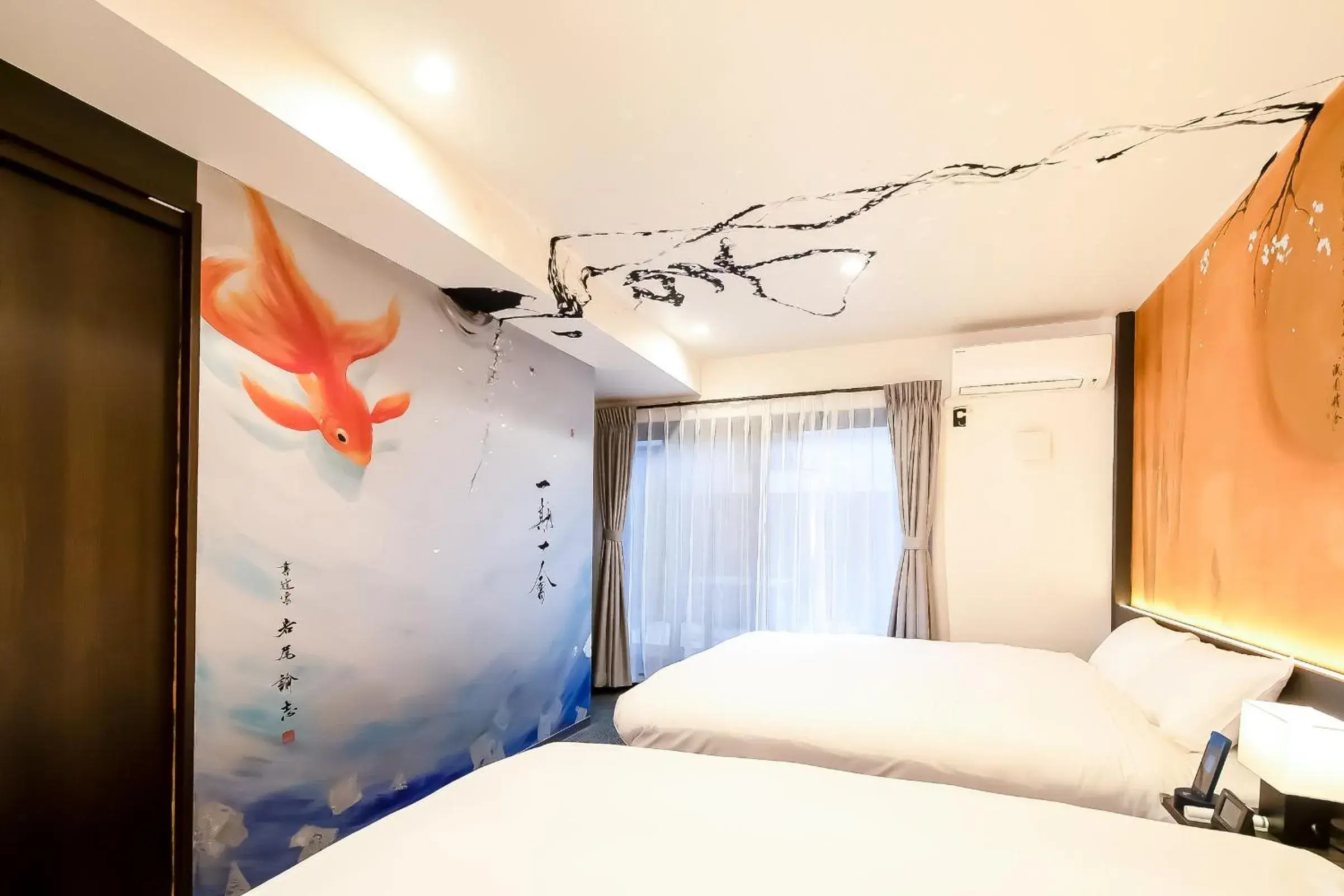 Bed in Randor Residence Kyoto Nijo Castle Bed in Randor Residence Kyoto Nijo Castle