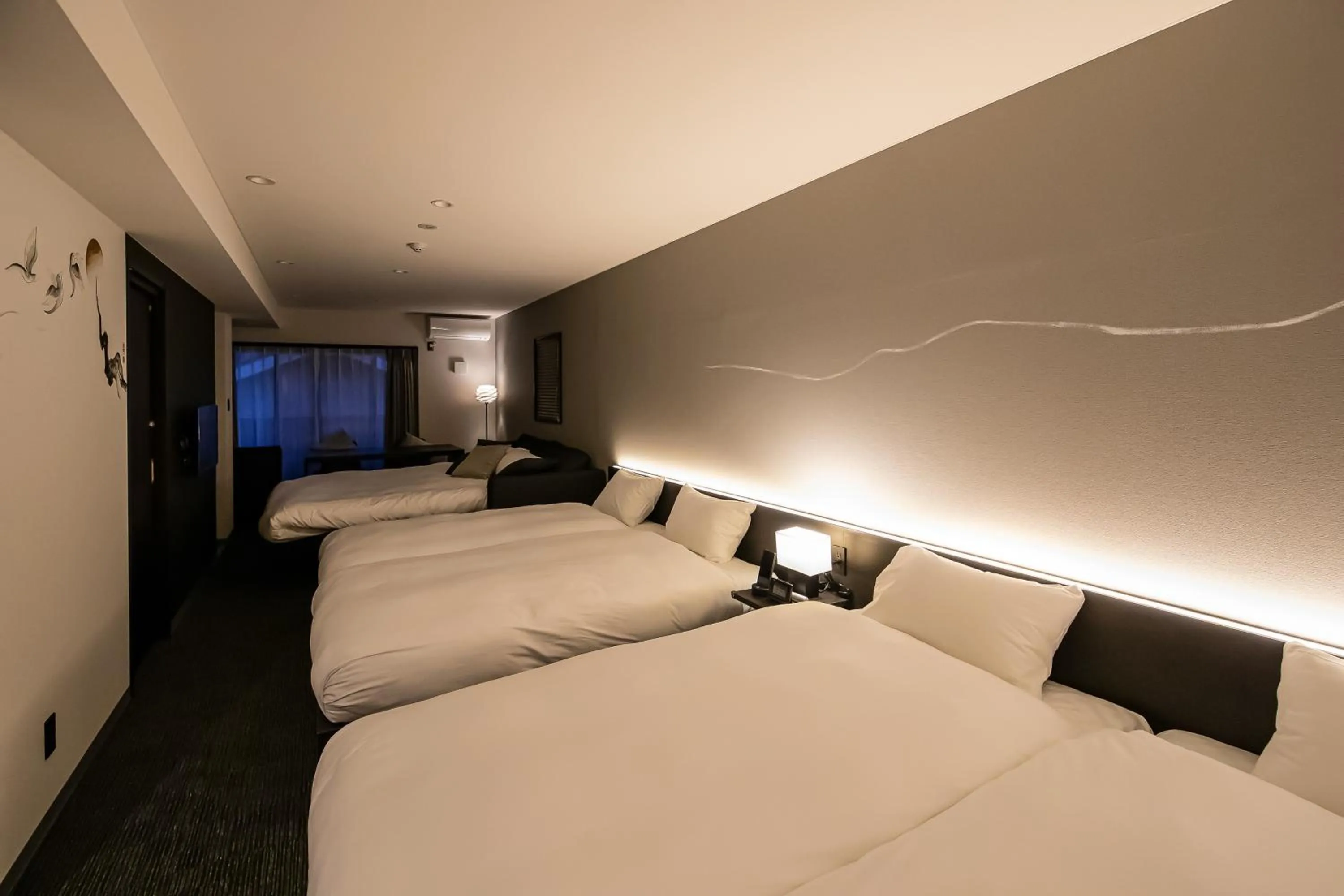 Bed in Randor Residence Kyoto Nijo Castle