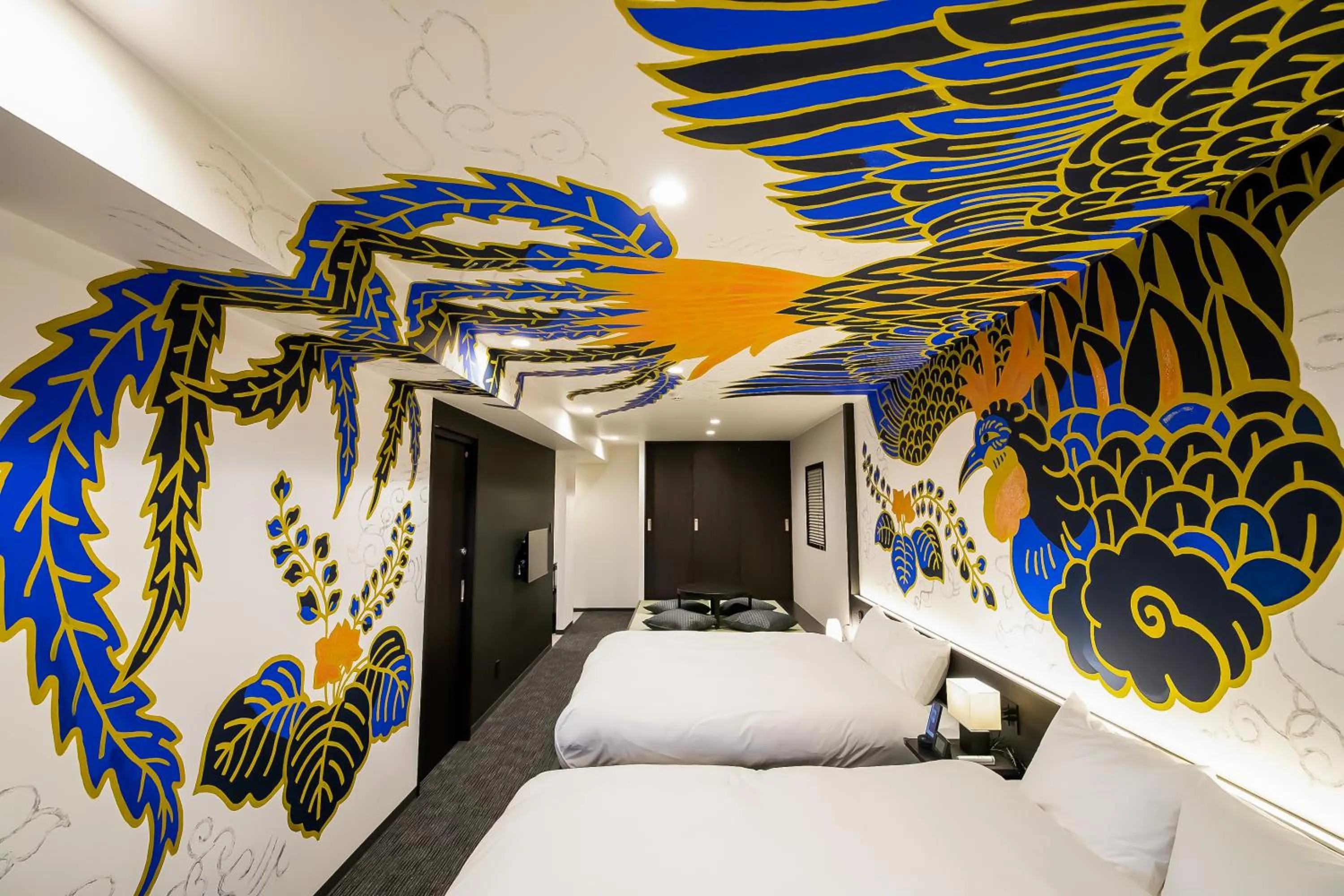 Bed in Randor Residence Kyoto Nijo Castle