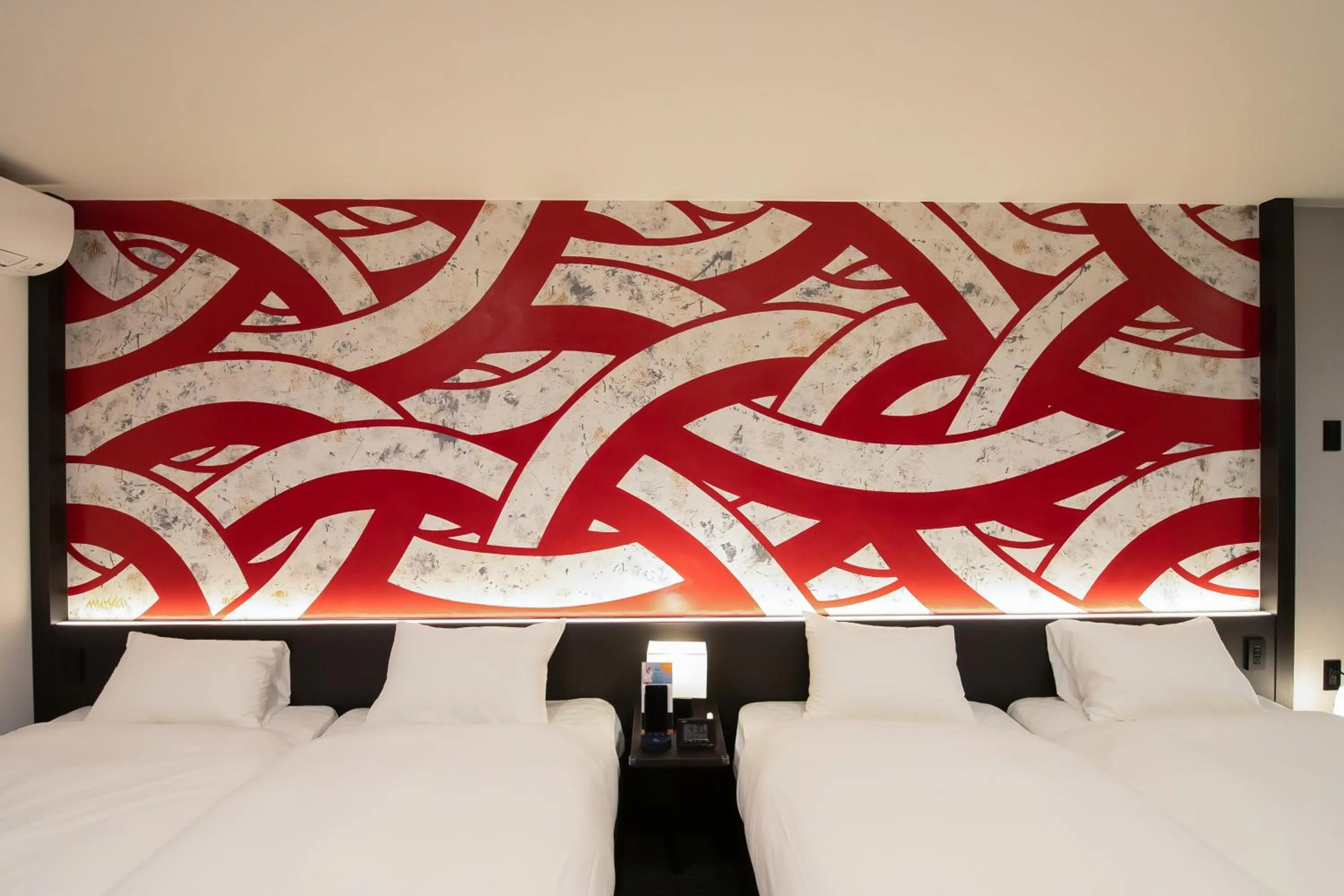 Bed in Randor Residence Kyoto Nijo Castle