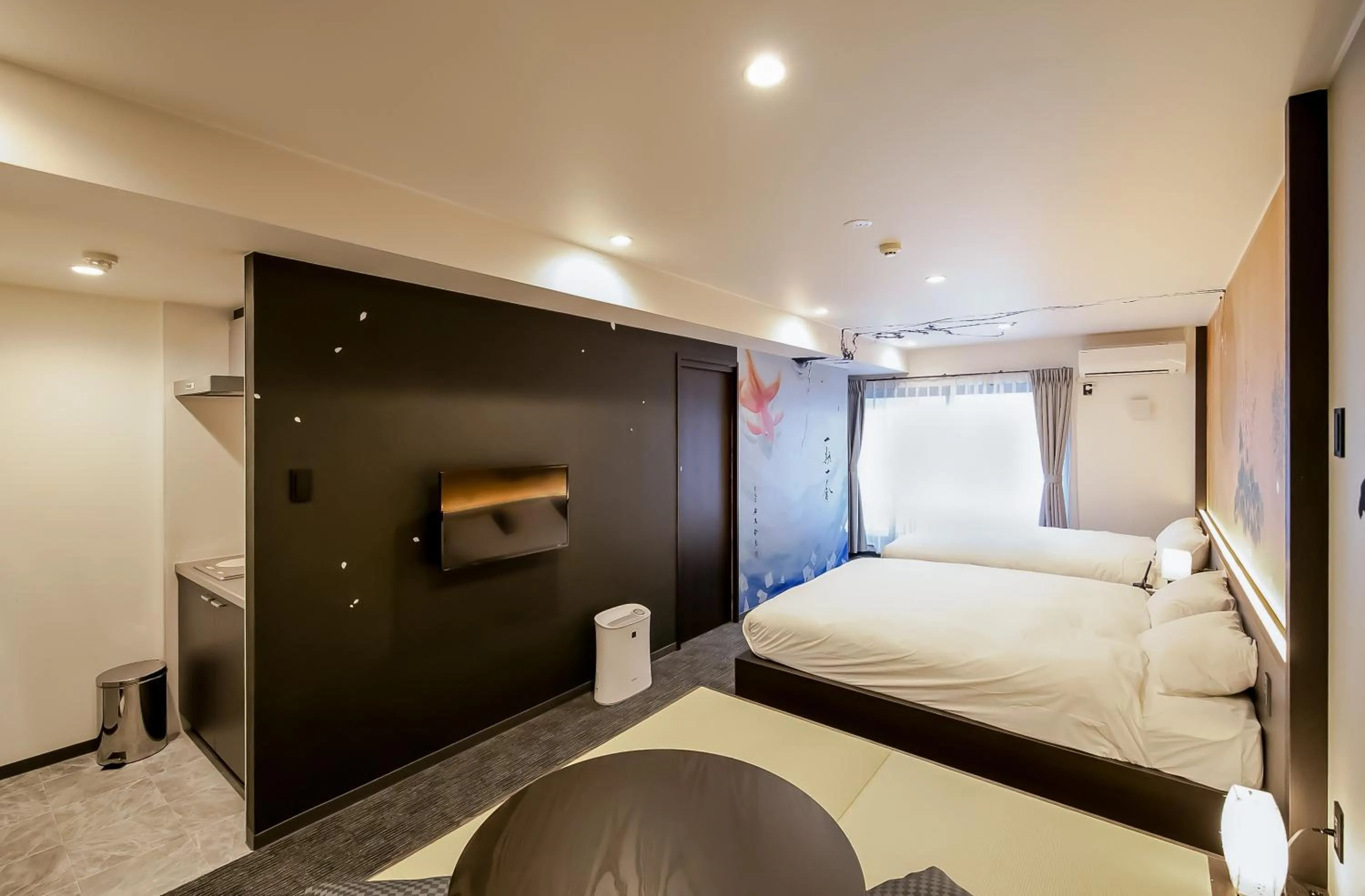 Bed in Randor Residence Kyoto Nijo Castle