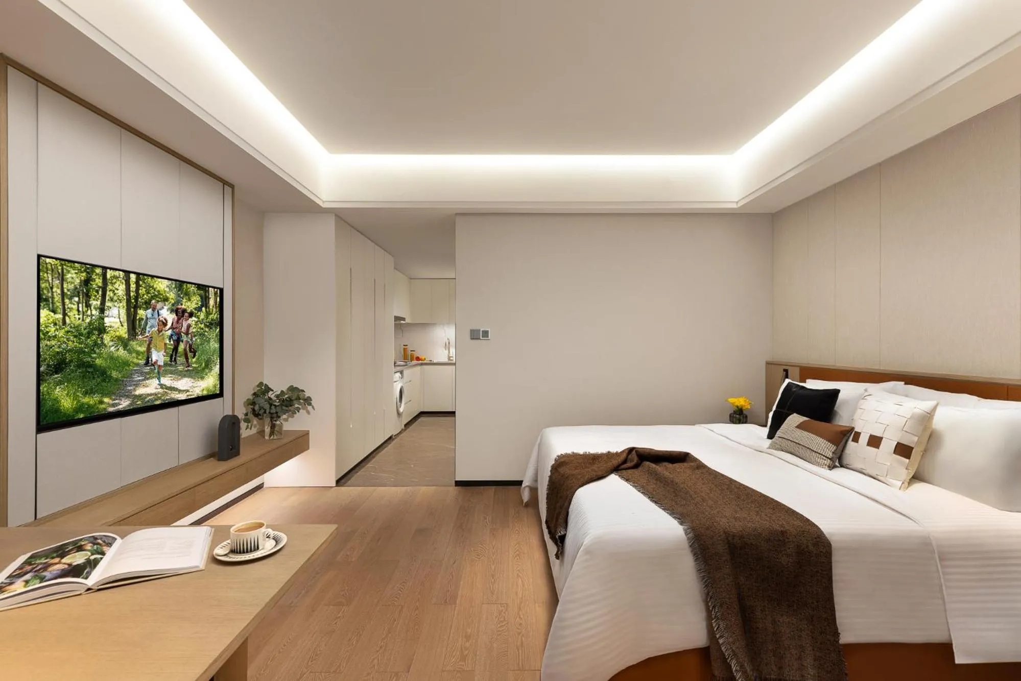 Photo of the whole room in Somerset Wanxia Shenzhen