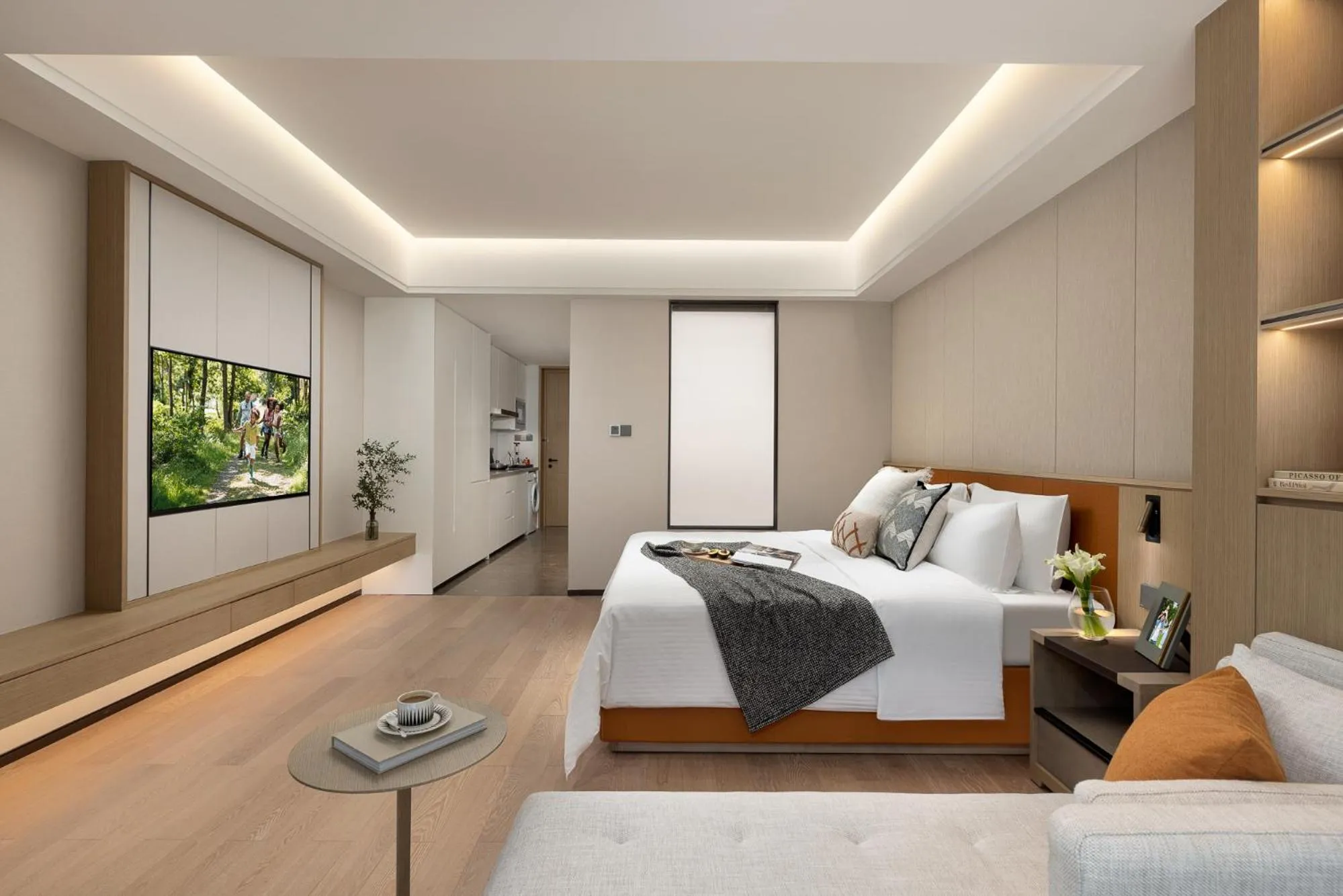 Photo of the whole room in Somerset Wanxia Shenzhen