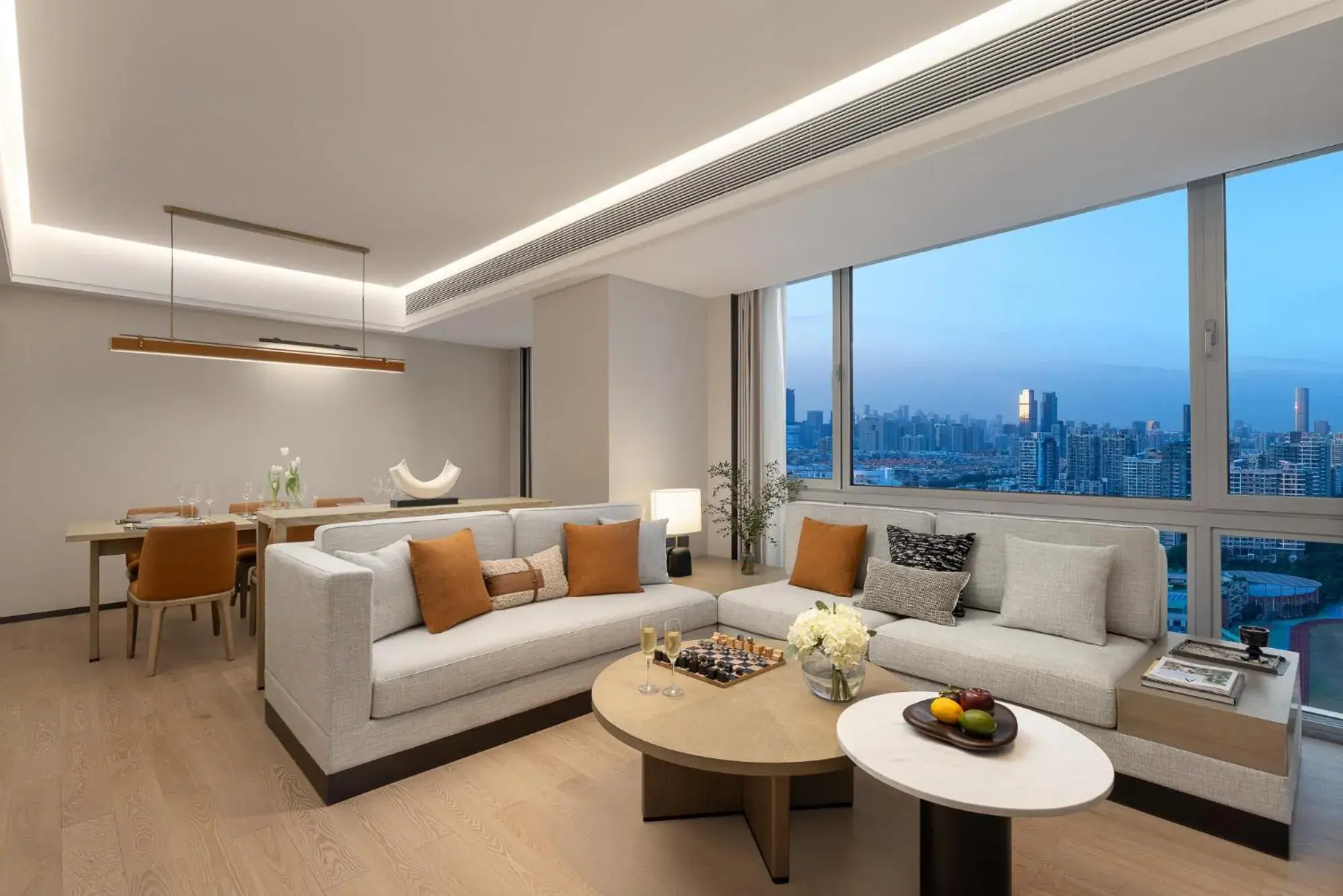 Living room, Bed in Somerset Wanxia Shenzhen Living room, Bed in Somerset Wanxia Shenzhen