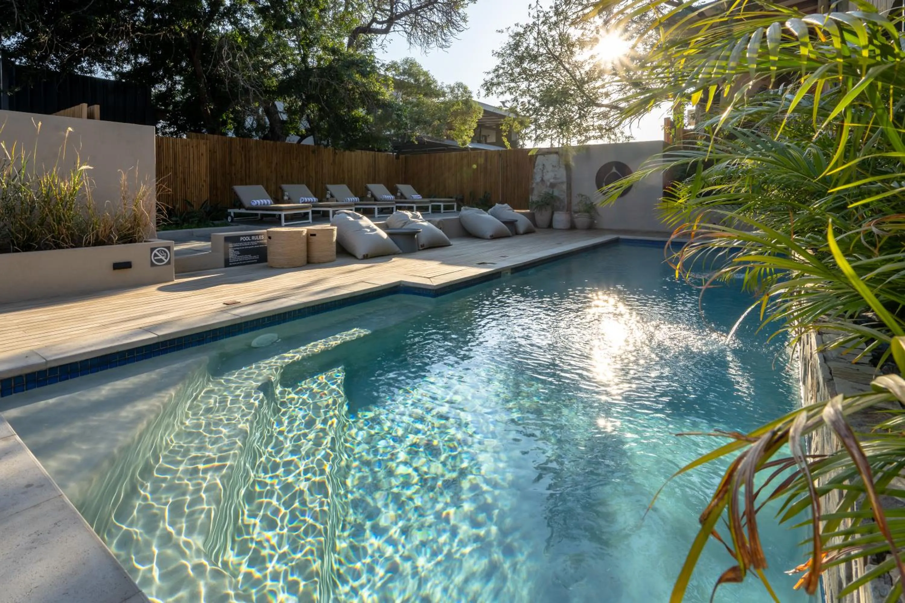 Pool view in Khiwane Boutique Hotel
