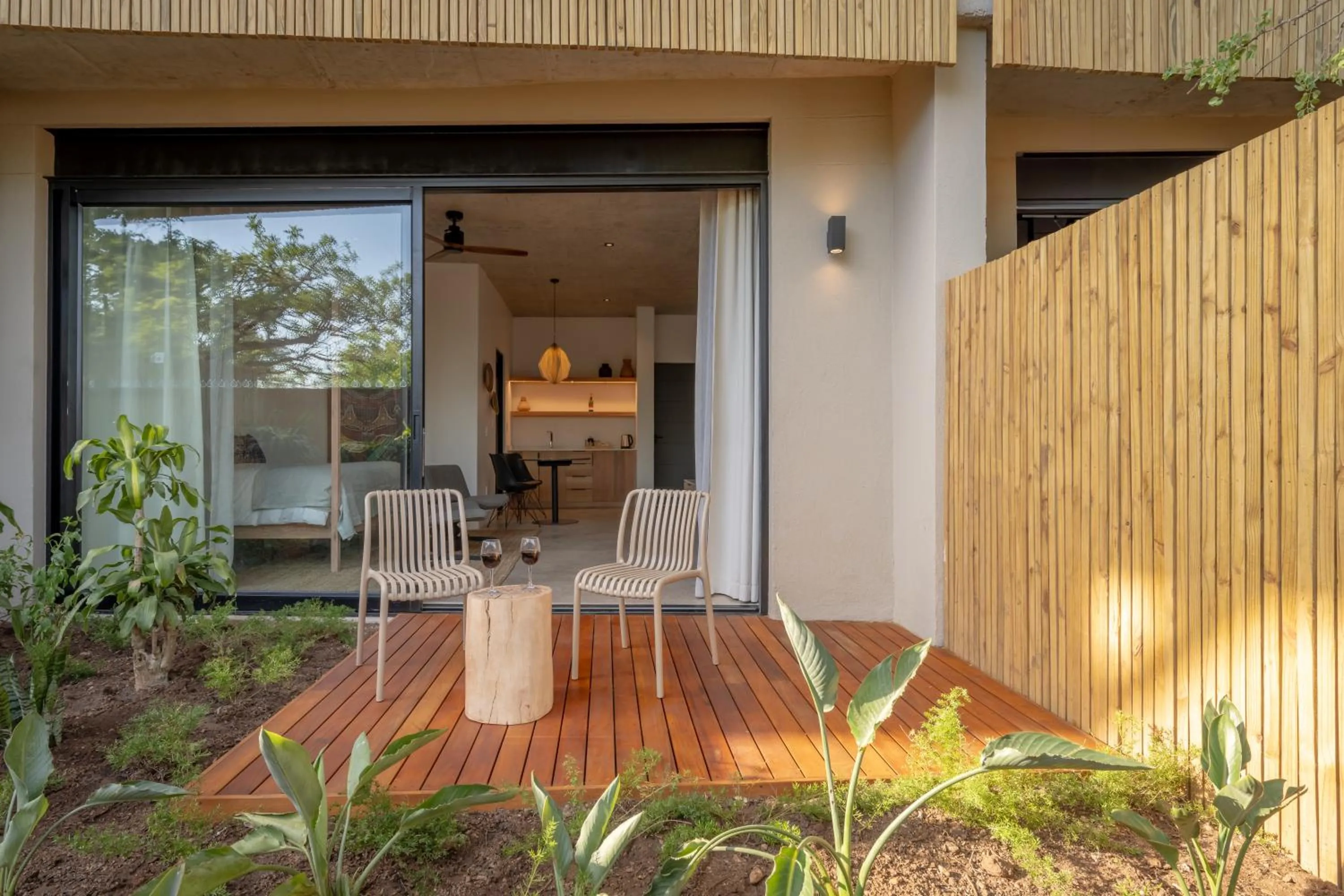 Garden view in Khiwane Boutique Hotel