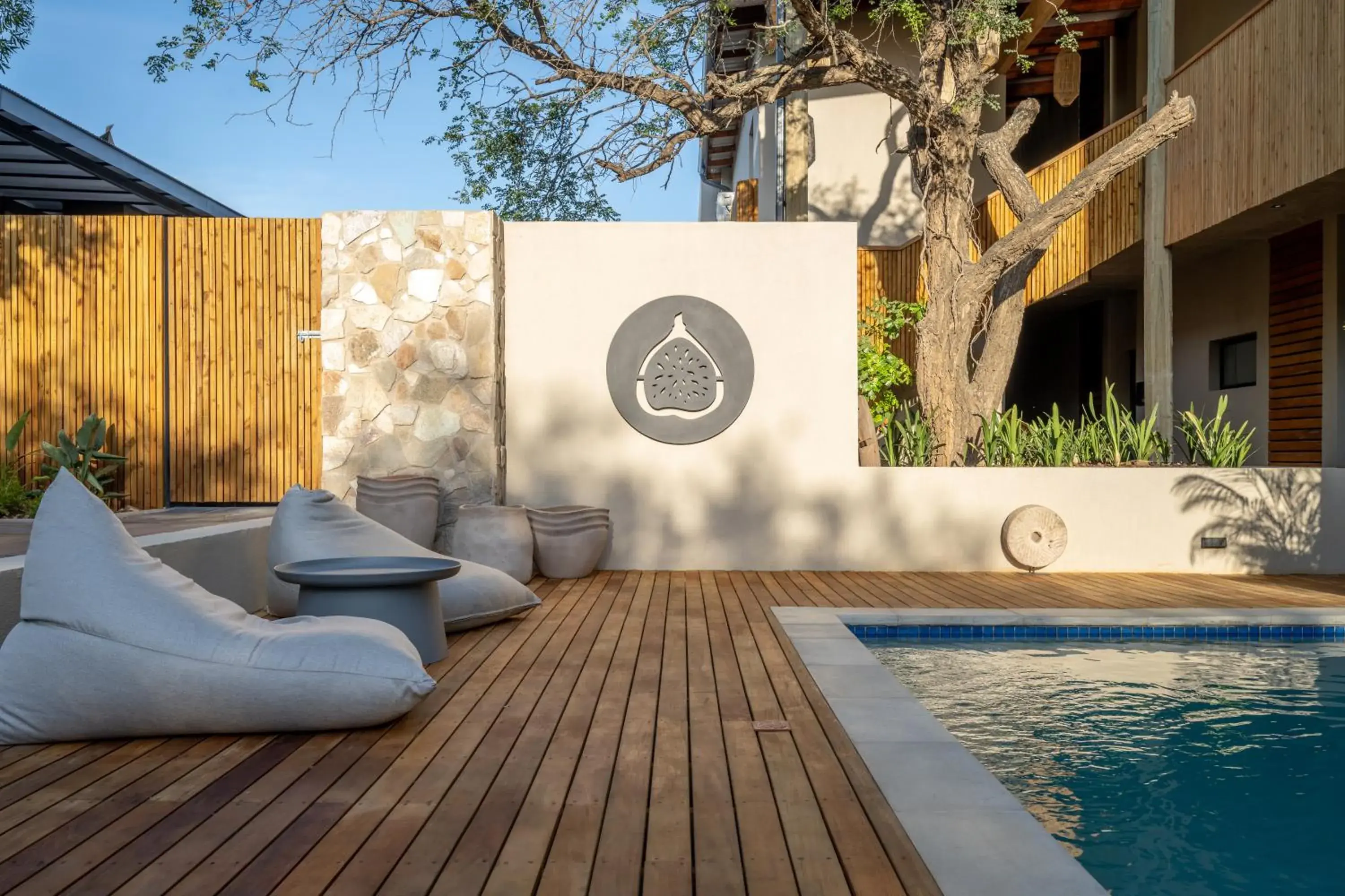 Pool view in Khiwane Boutique Hotel Pool view in Khiwane Boutique Hotel