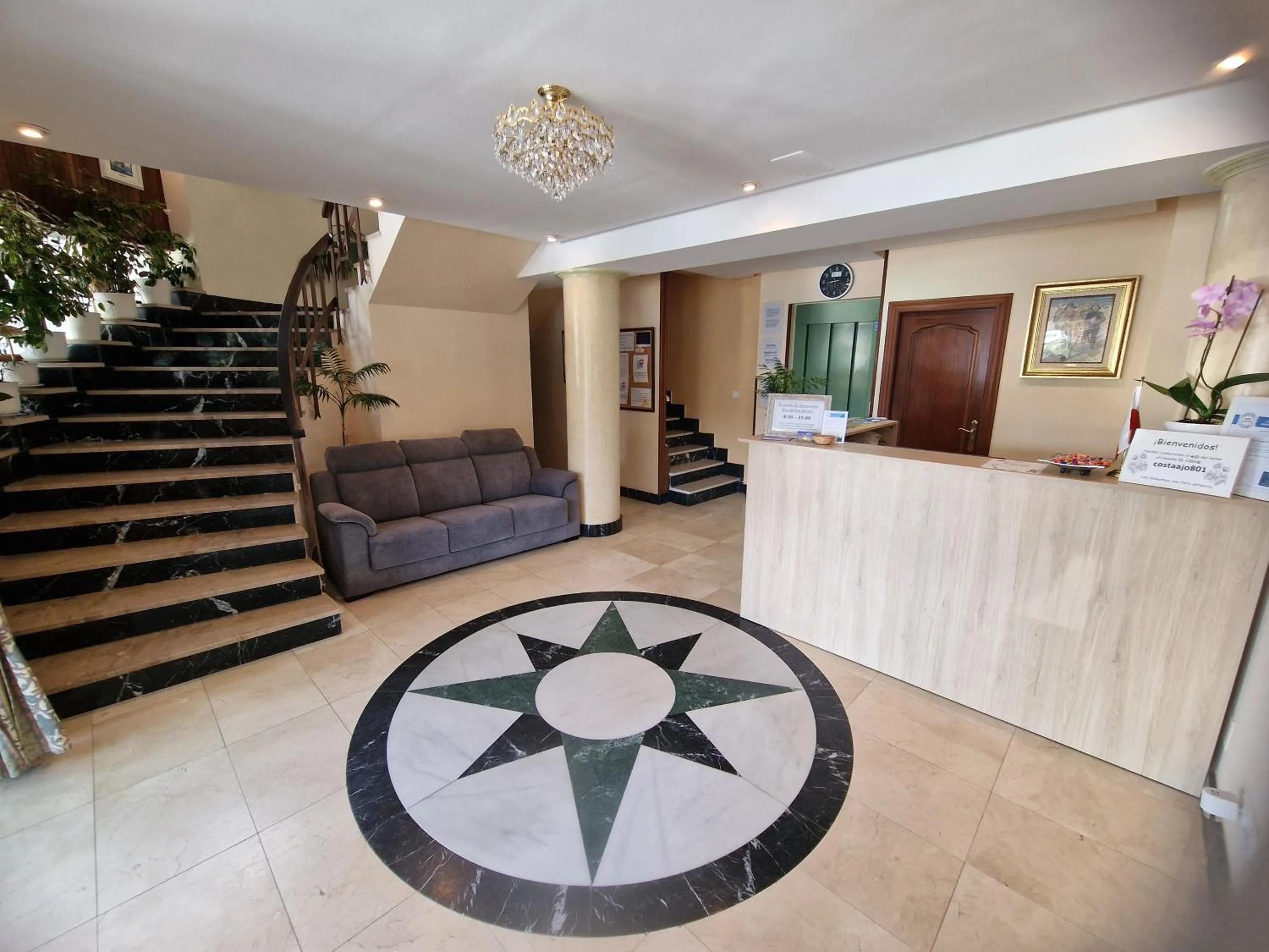 Lobby or reception in Hotel Costa de Ajo