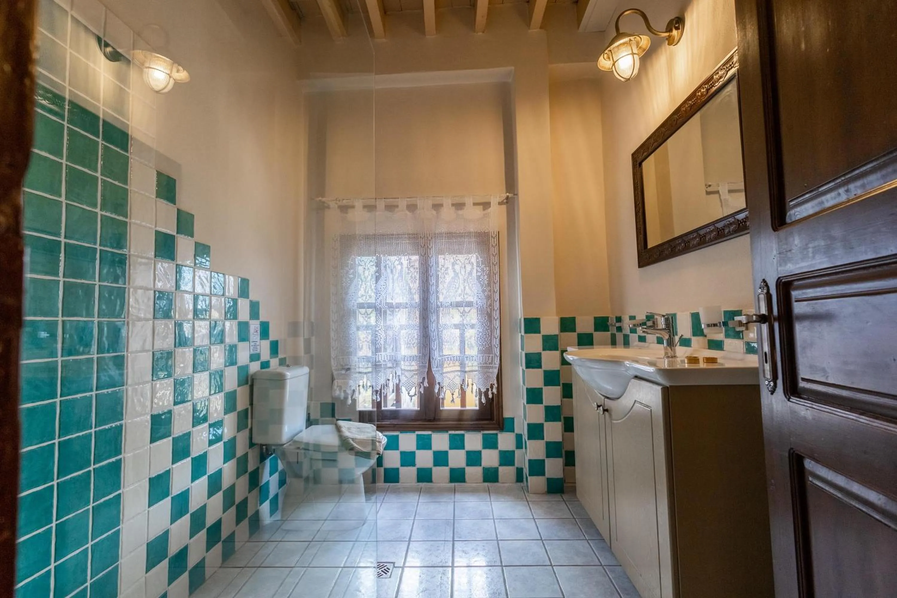 Shower in April Medieval Hotel