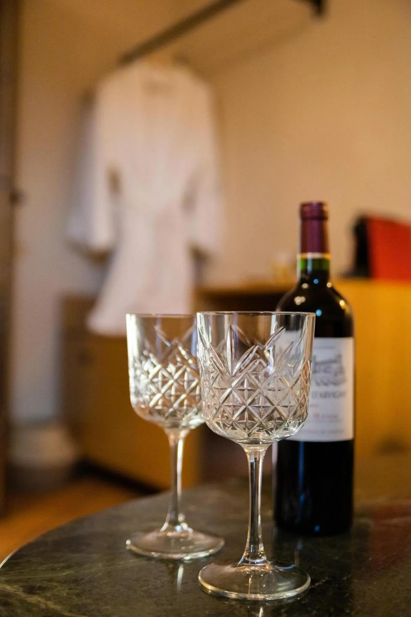 Bed in April Medieval Hotel