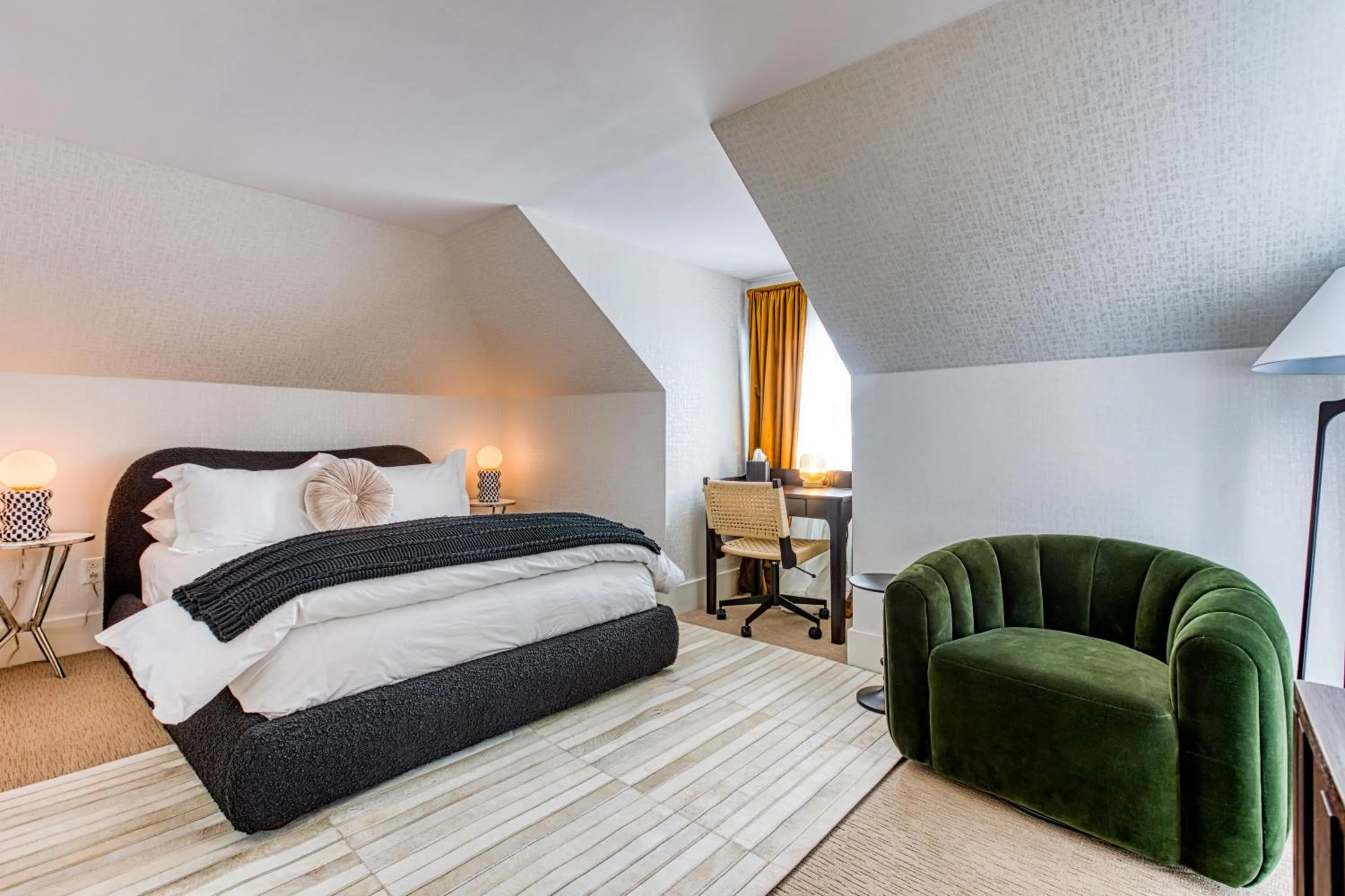 Bedroom, Bed in Doctor Sax House