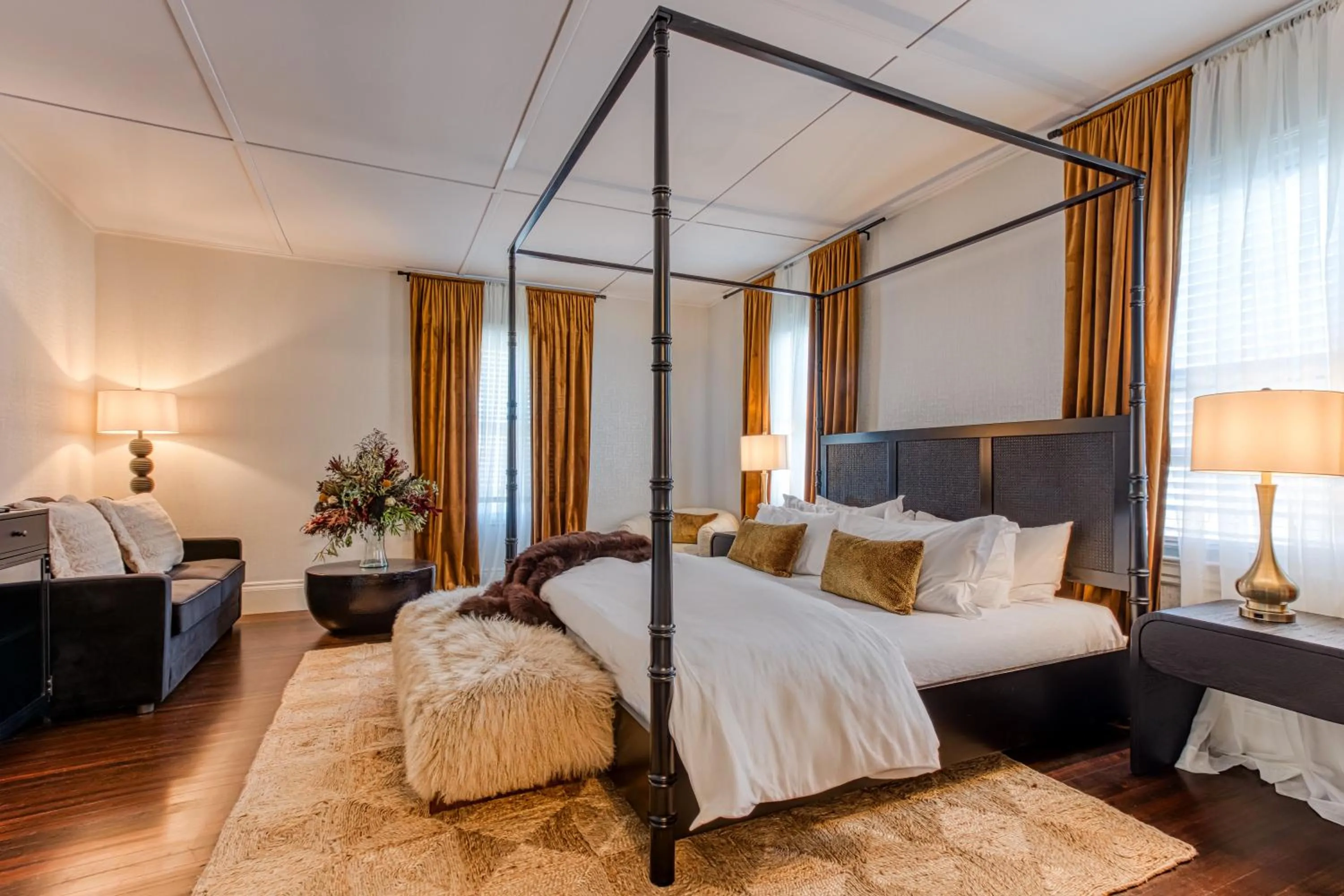 Bedroom, Bed in Doctor Sax House