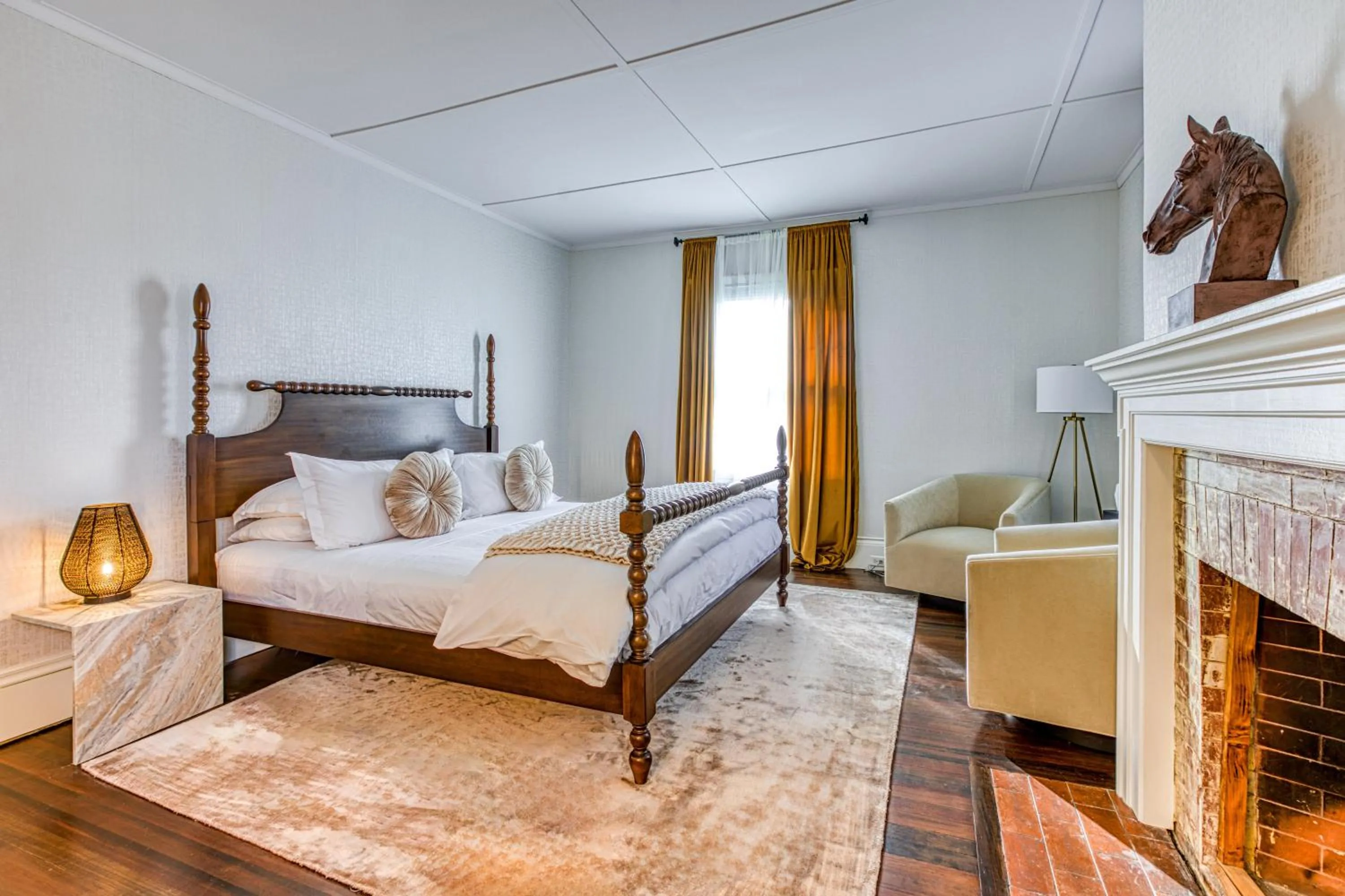 Bedroom, Bed in Doctor Sax House