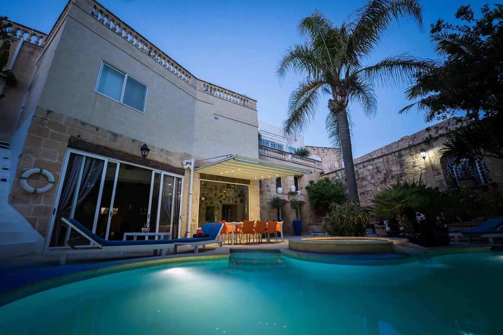 Pool view in Villa Buddha