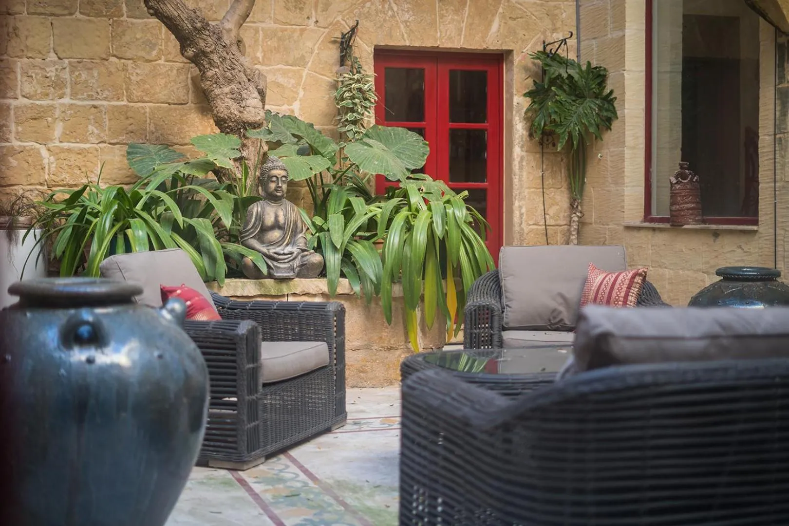 Patio in Villa Buddha