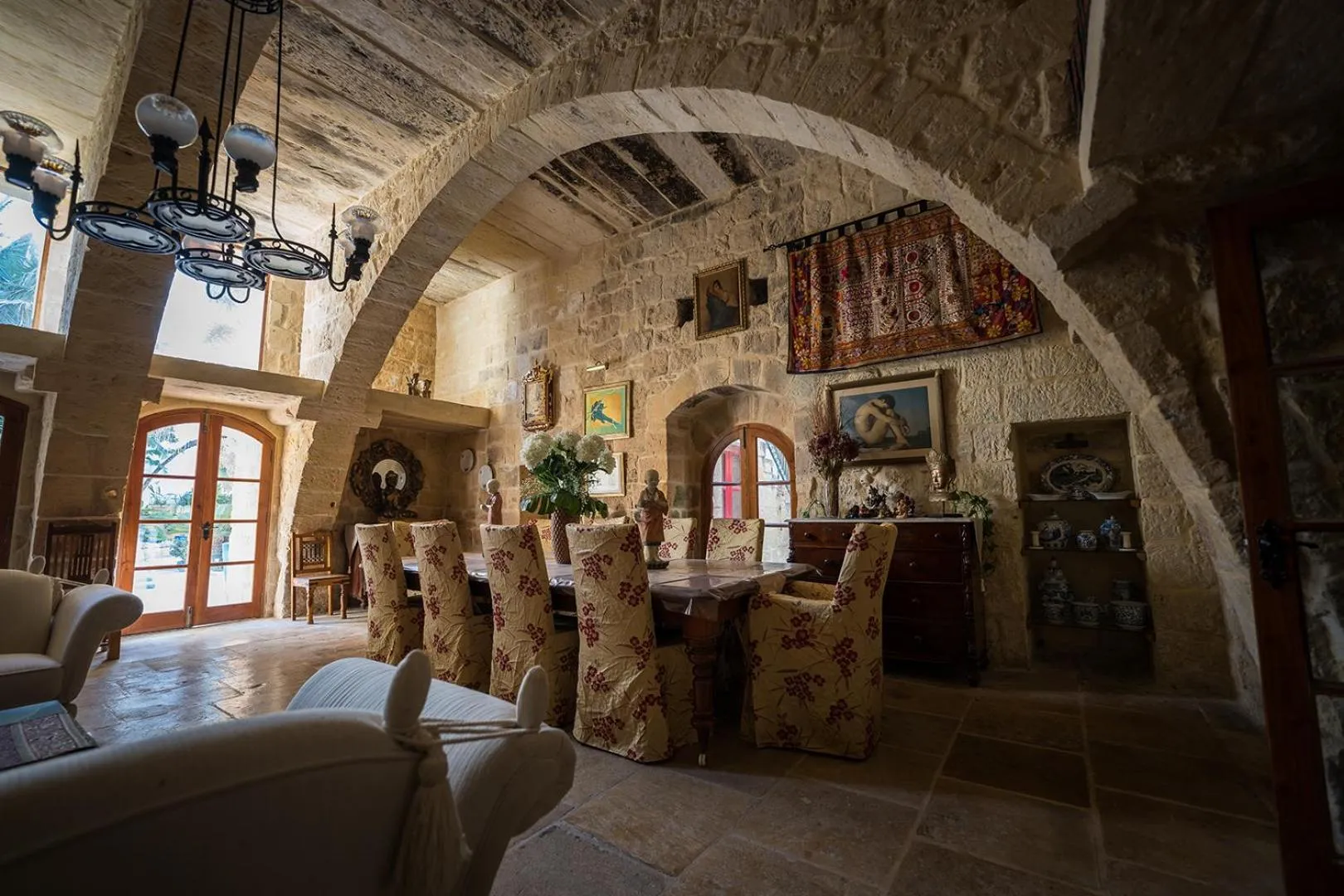 Dining area in Villa Buddha