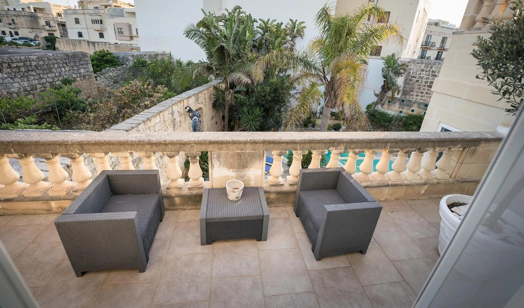 Balcony/Terrace in Villa Buddha