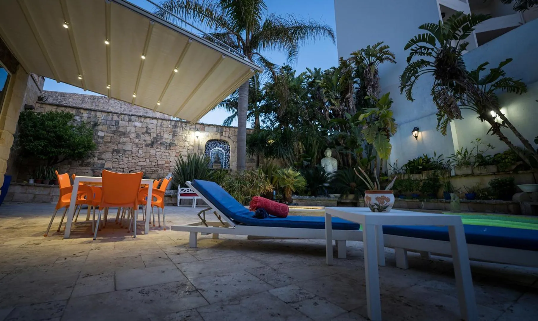 Pool view in Villa Buddha