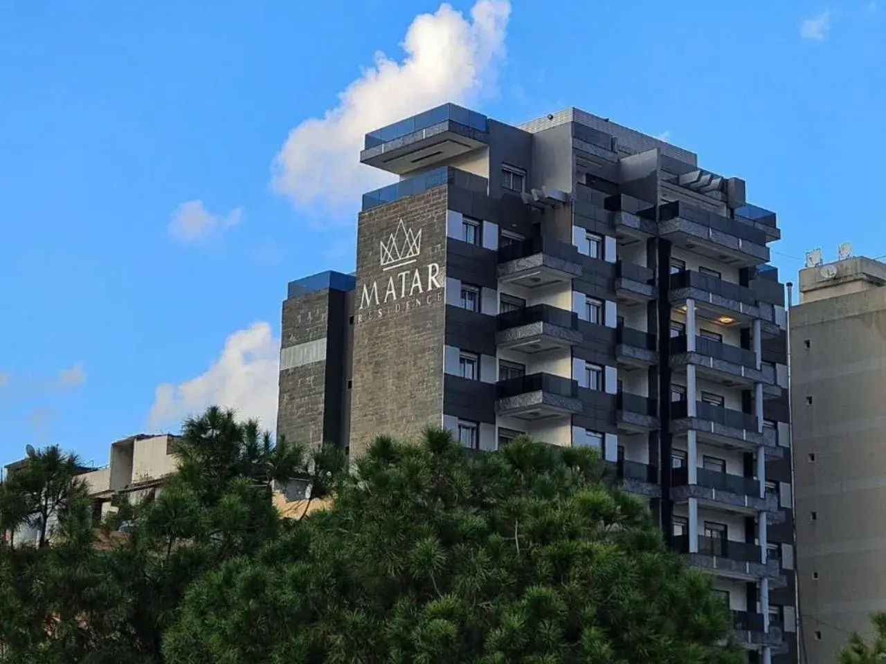 Property building in Matar Residence - Spacious Hotel Suites in Beirut Property building in Matar Residence - Spacious Hotel Suites in Beirut