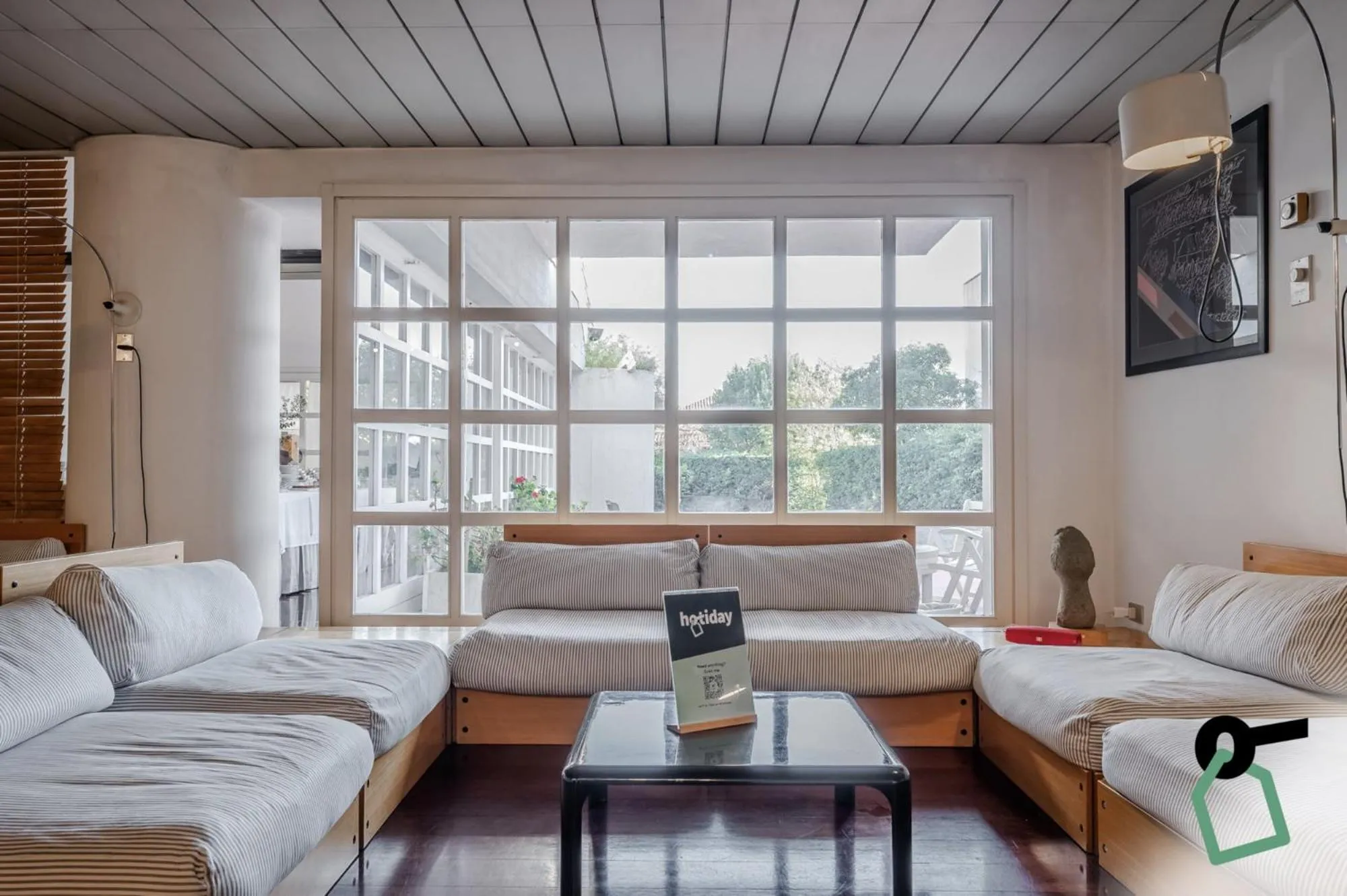 Lobby or reception, Bed in HOTIDAY Room Collection - Sarzana