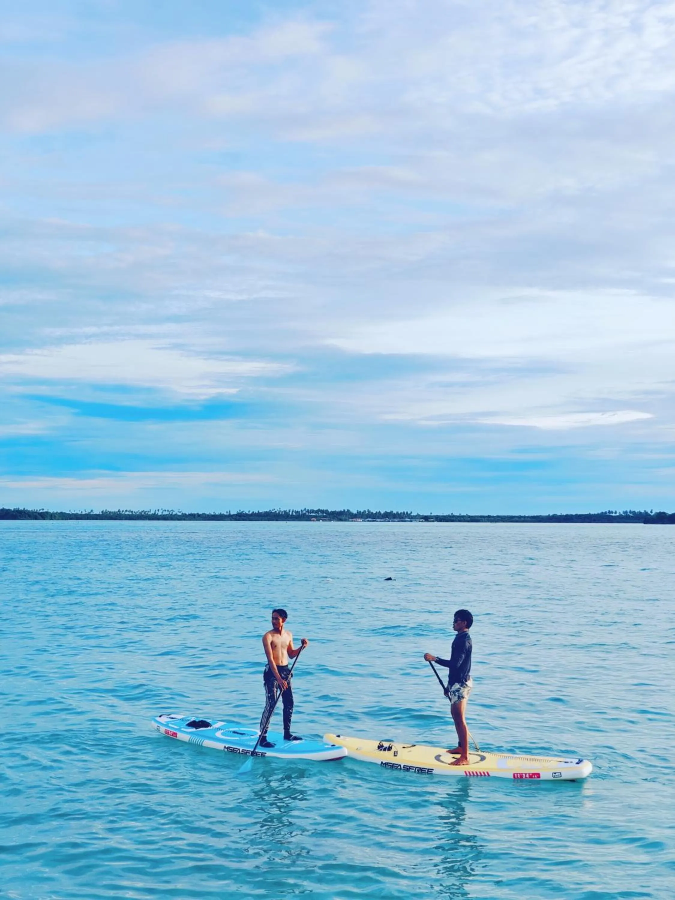 People in Bubblefish Water Villa