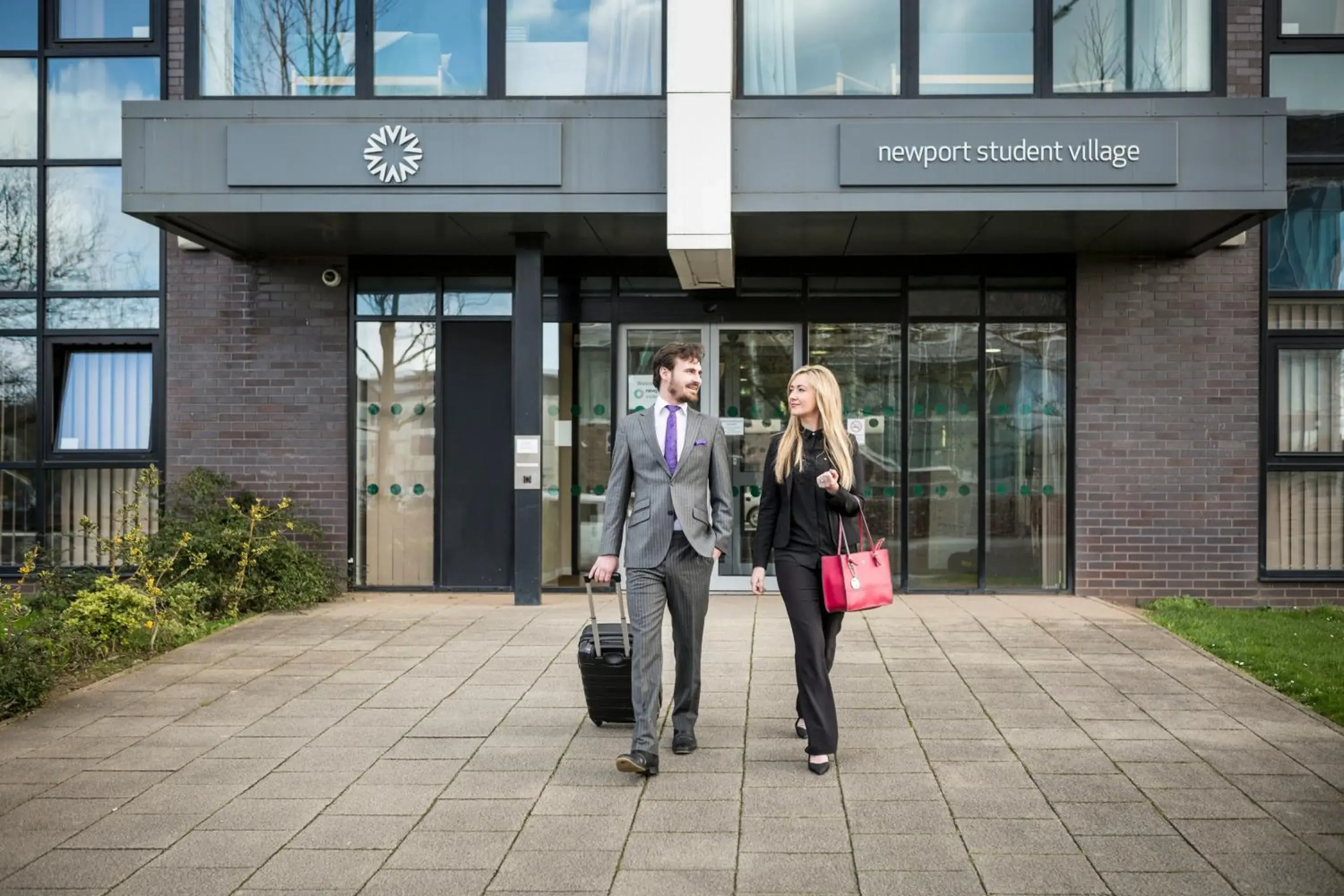 Facade/entrance in Newport Student Village (Campus Accommodation) Facade/entrance in Newport Student Village (Campus Accommodation)