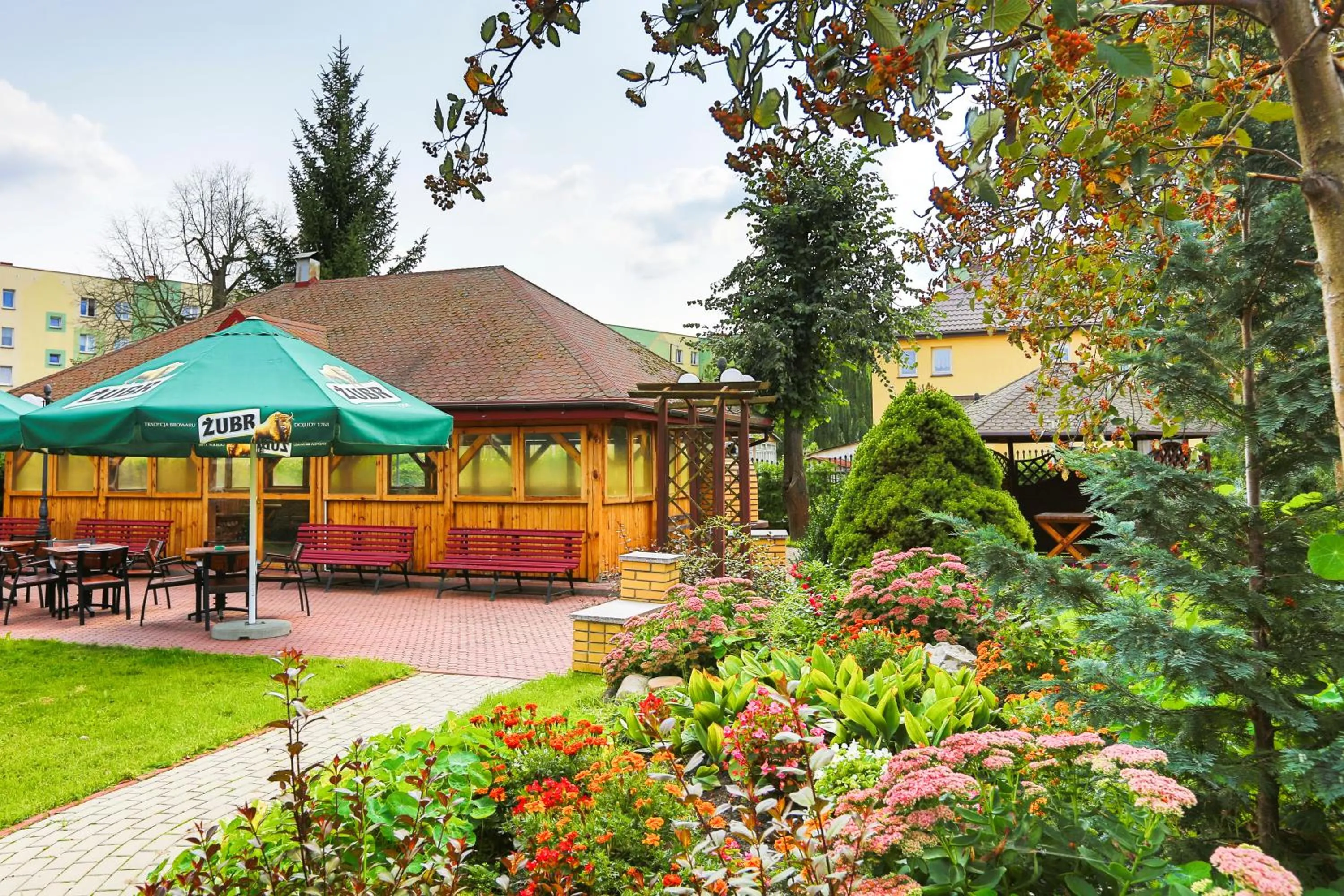 Garden in Hotel Unibus