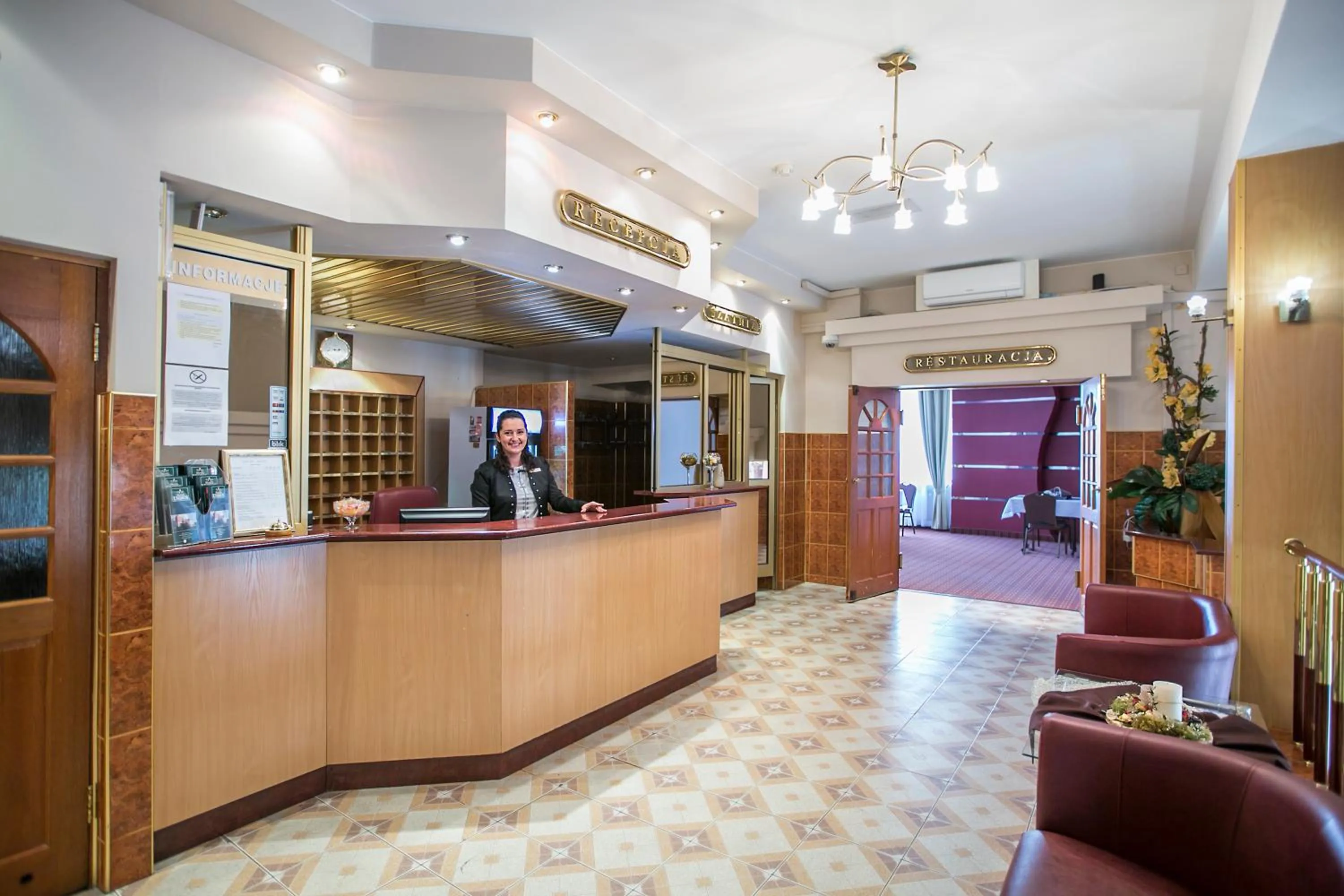 Lobby or reception in Hotel Unibus