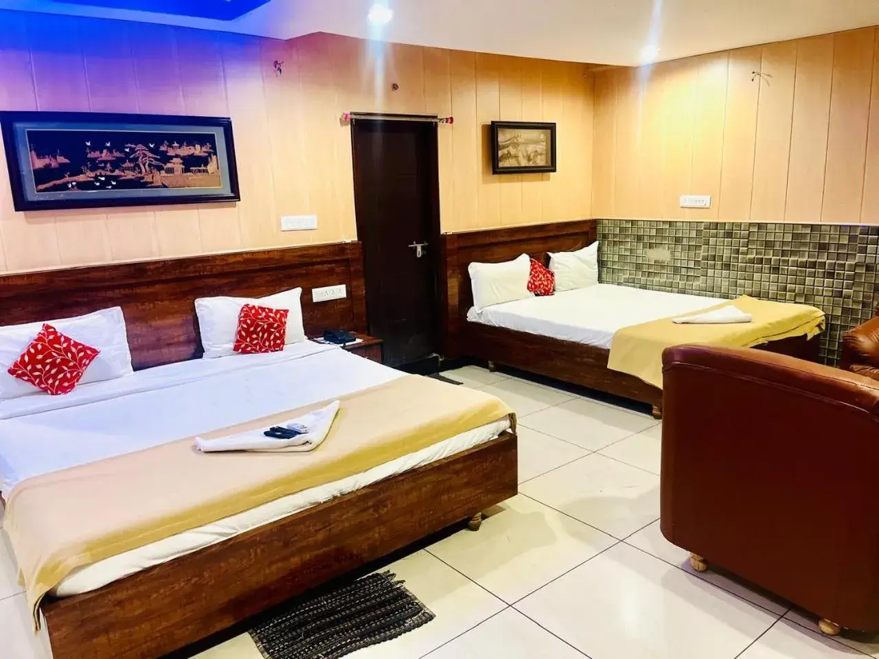 Bed in the HOTEL RL GRAND Bed in the HOTEL RL GRAND