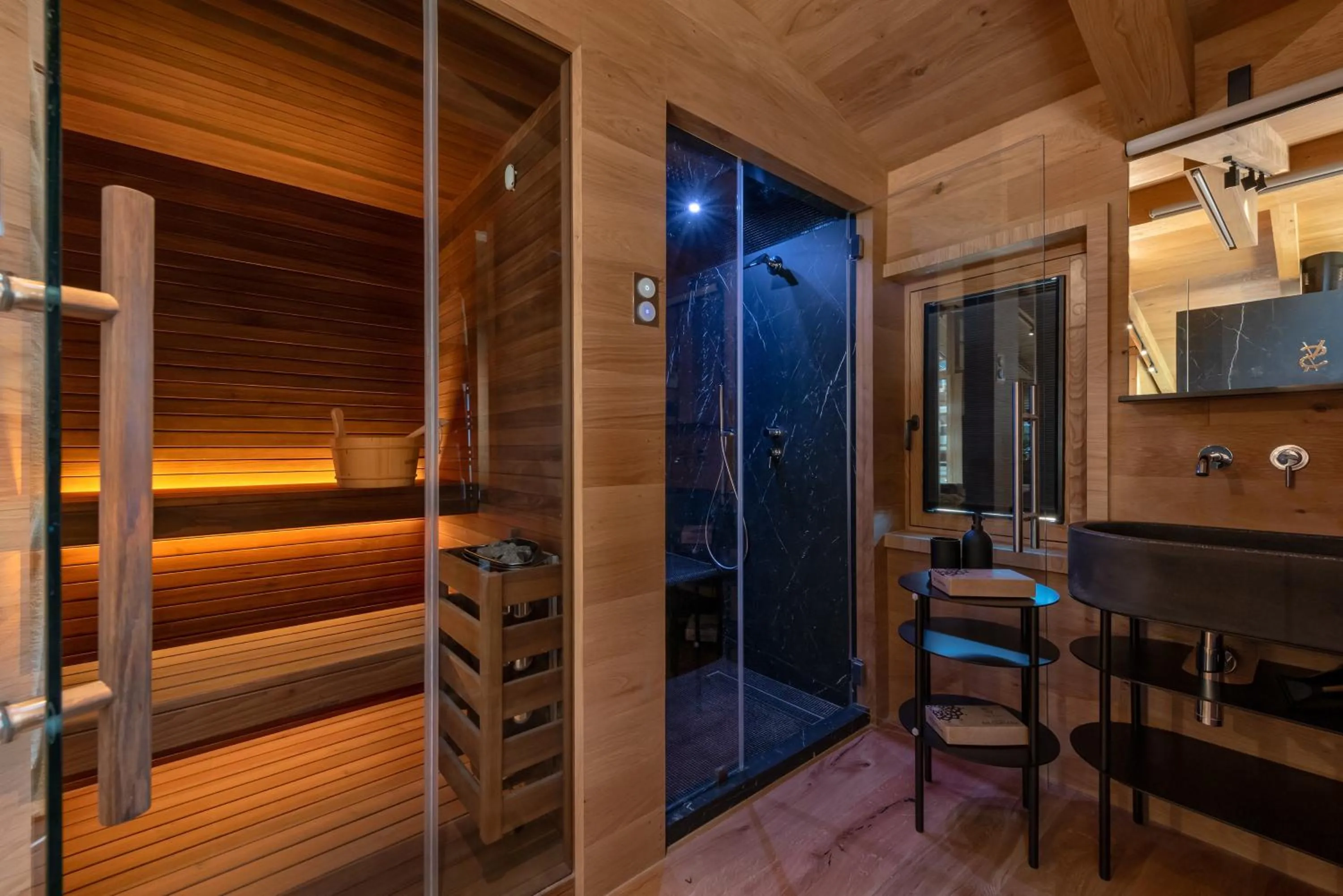 Sauna in VICTORIA SPA SUITES Roccaraso Centro