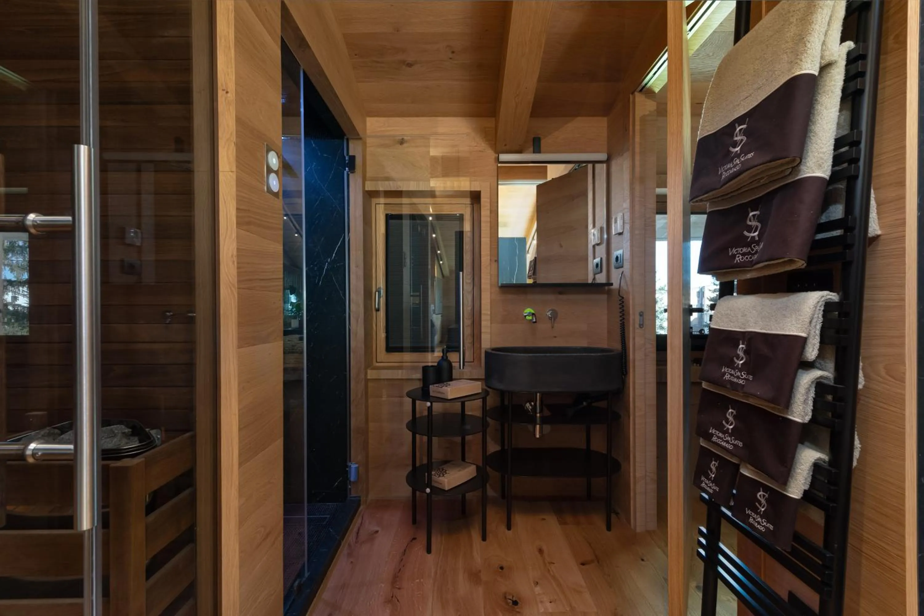 Sauna in VICTORIA SPA SUITES Roccaraso Centro