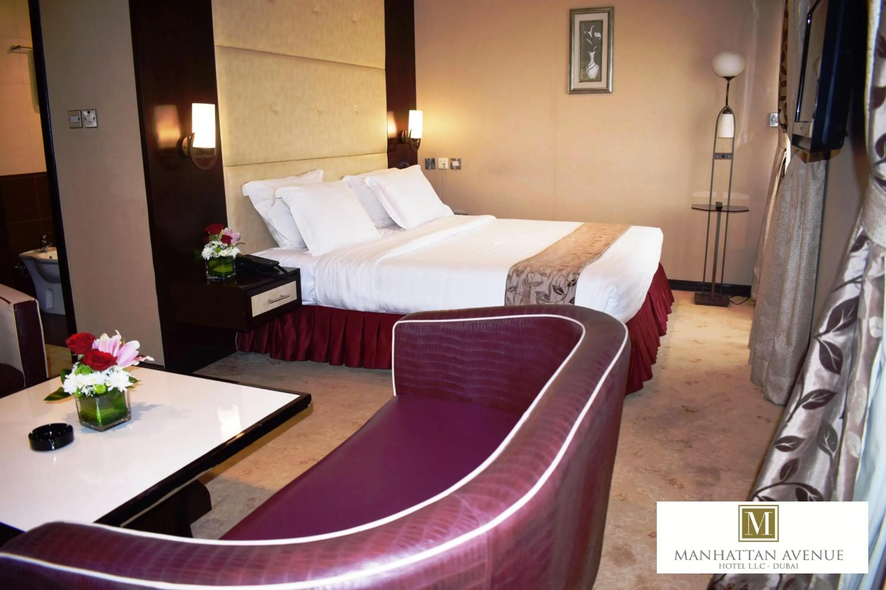 Bedroom, Bed in Manhattan Avenue Hotel