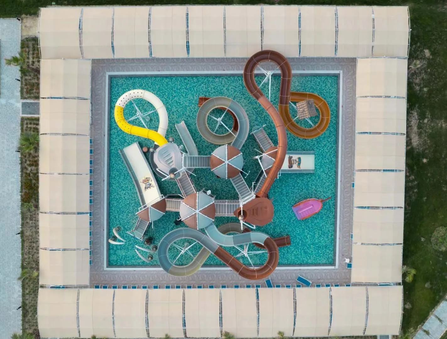 Aqua park in Dream Water World