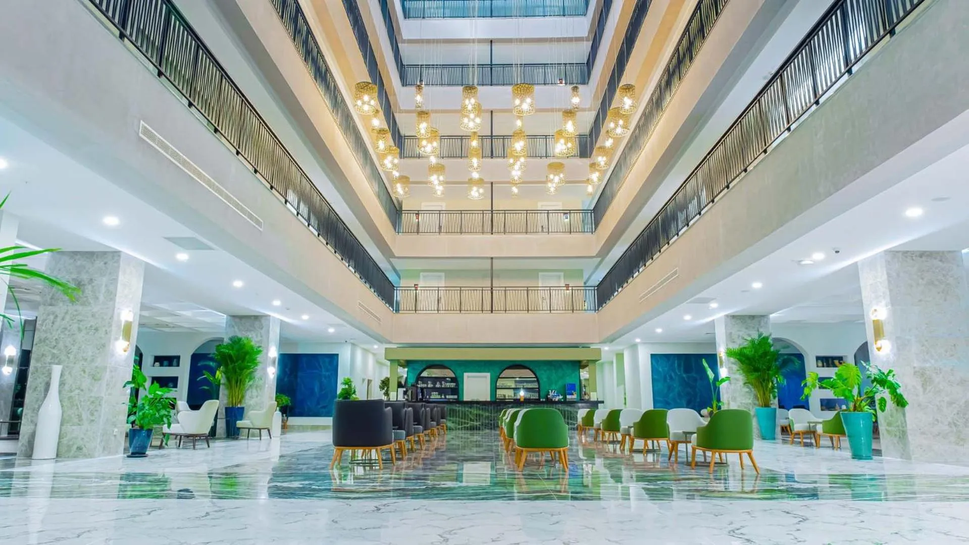 Seating area in Dream Water World