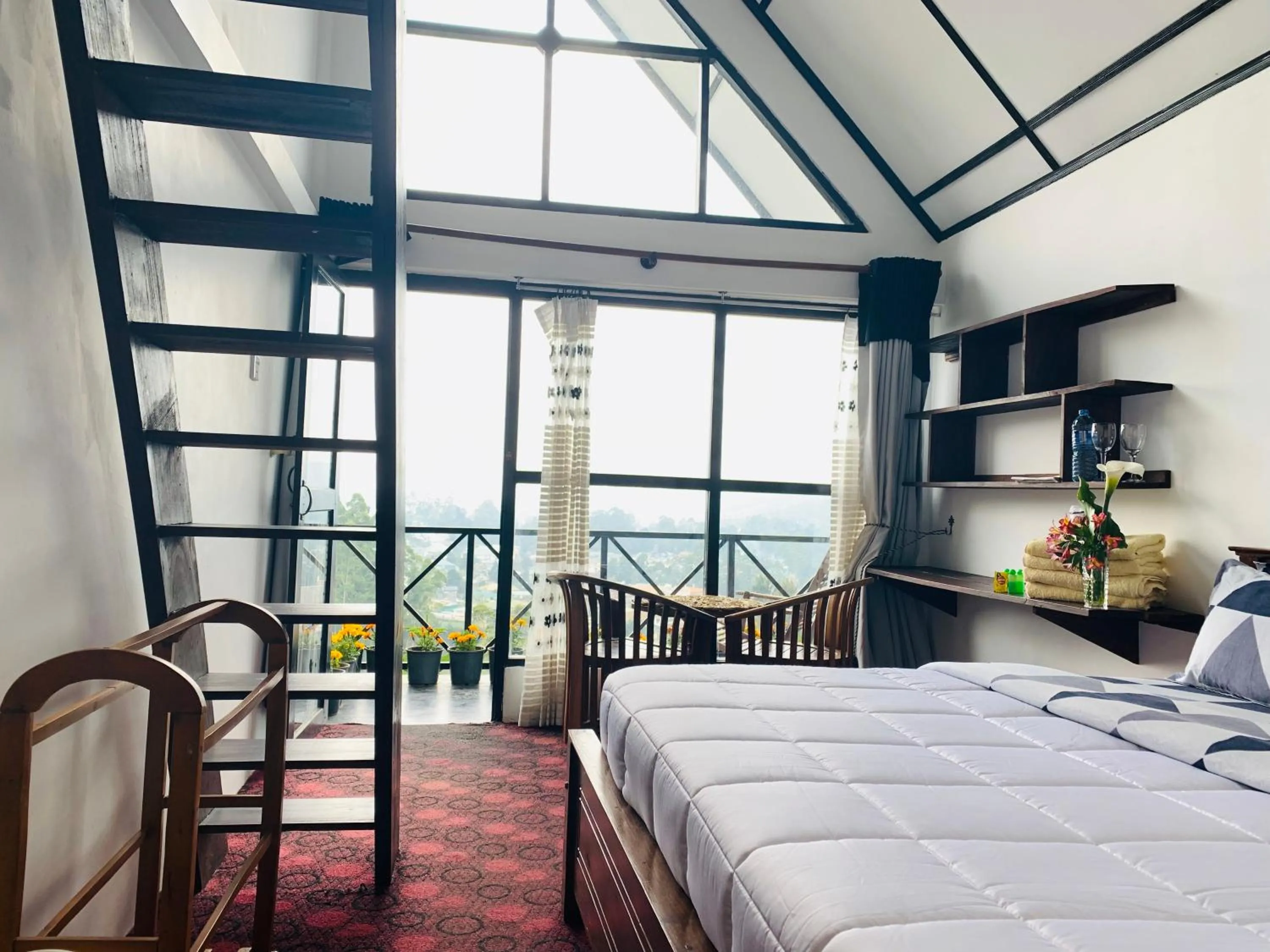 Bed in Sherwood Cottage