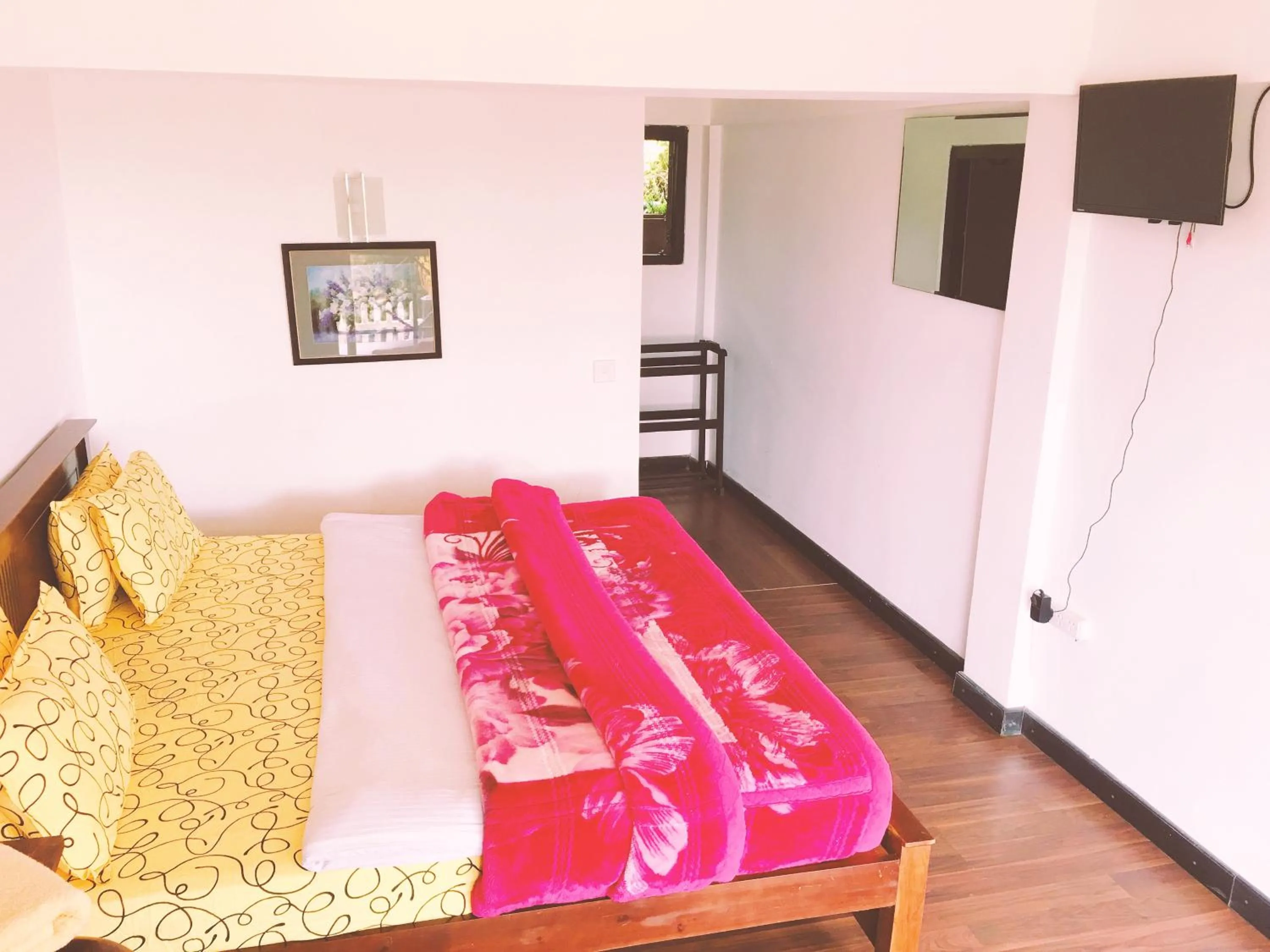 Bed in Sherwood Cottage