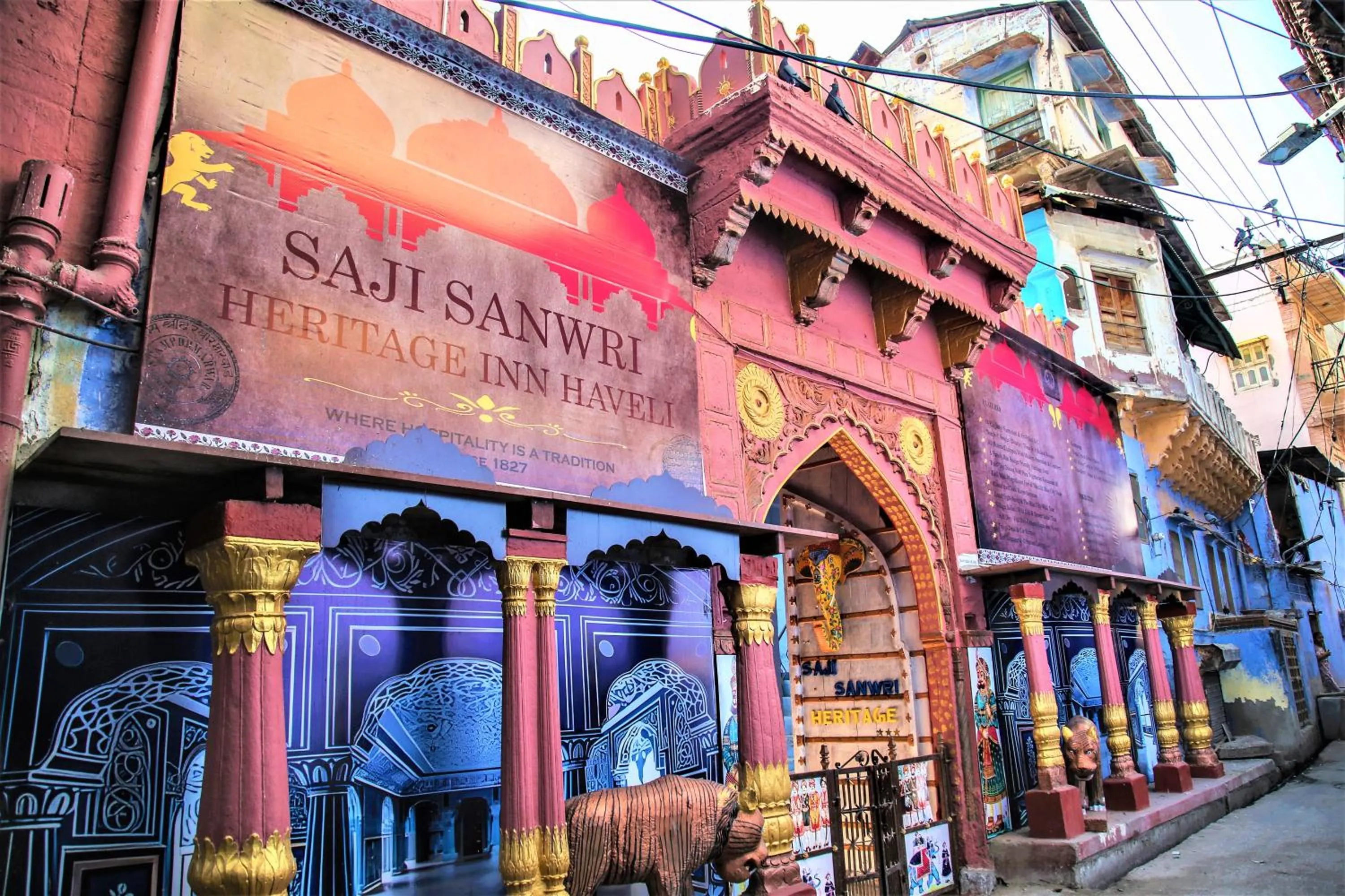 Property building in SAJI SANWRI Heritage Inn Haveli