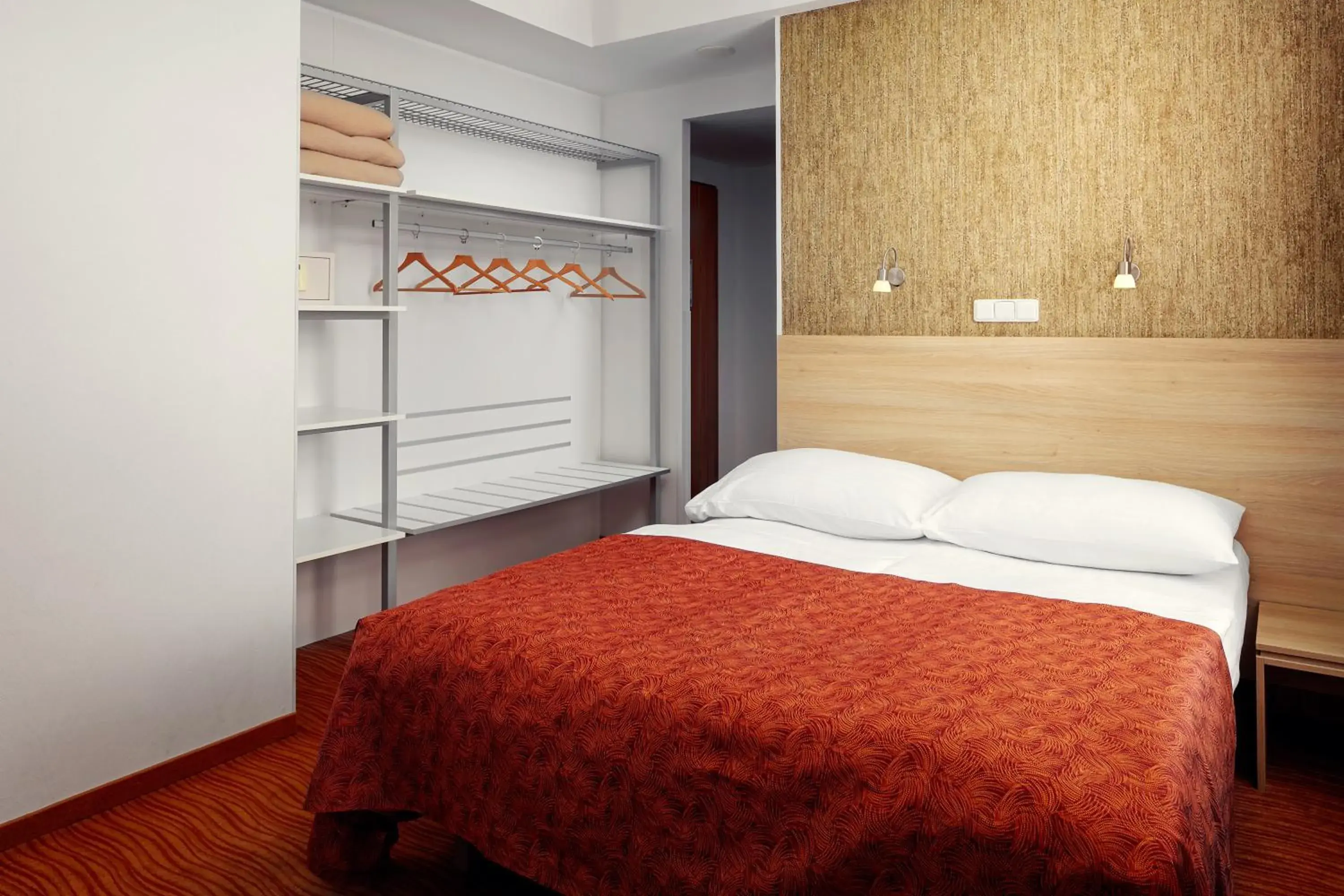 Bedroom, Bed in Hotel Ambiance Bedroom, Bed in Hotel Ambiance