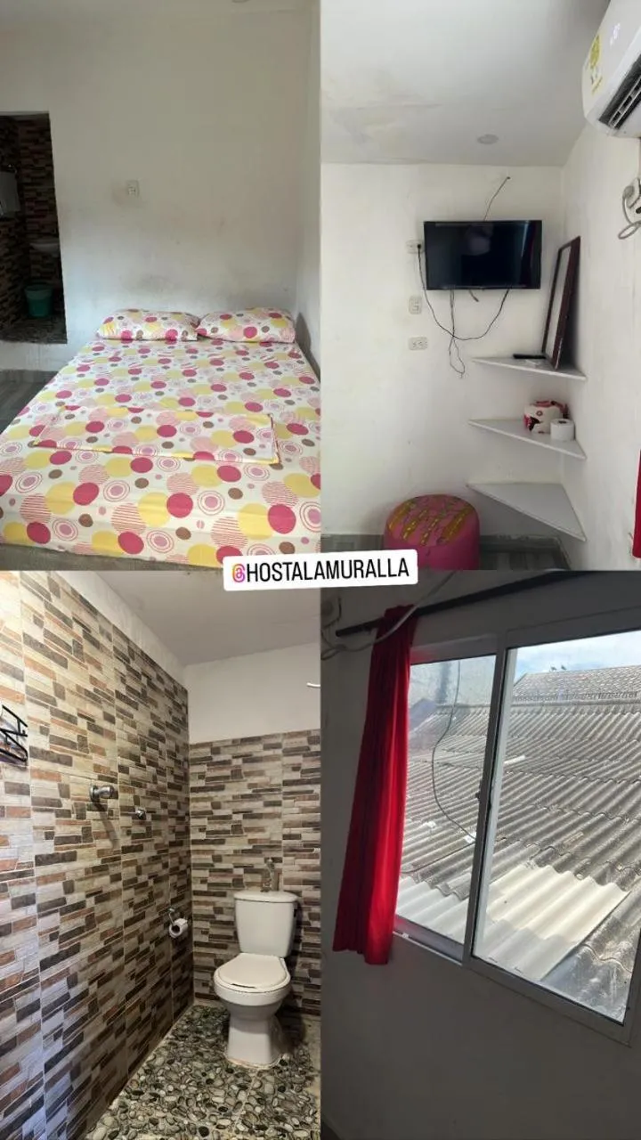 Double Room with Private Bathroom - single occupancy in Hostal la muralla getsemani