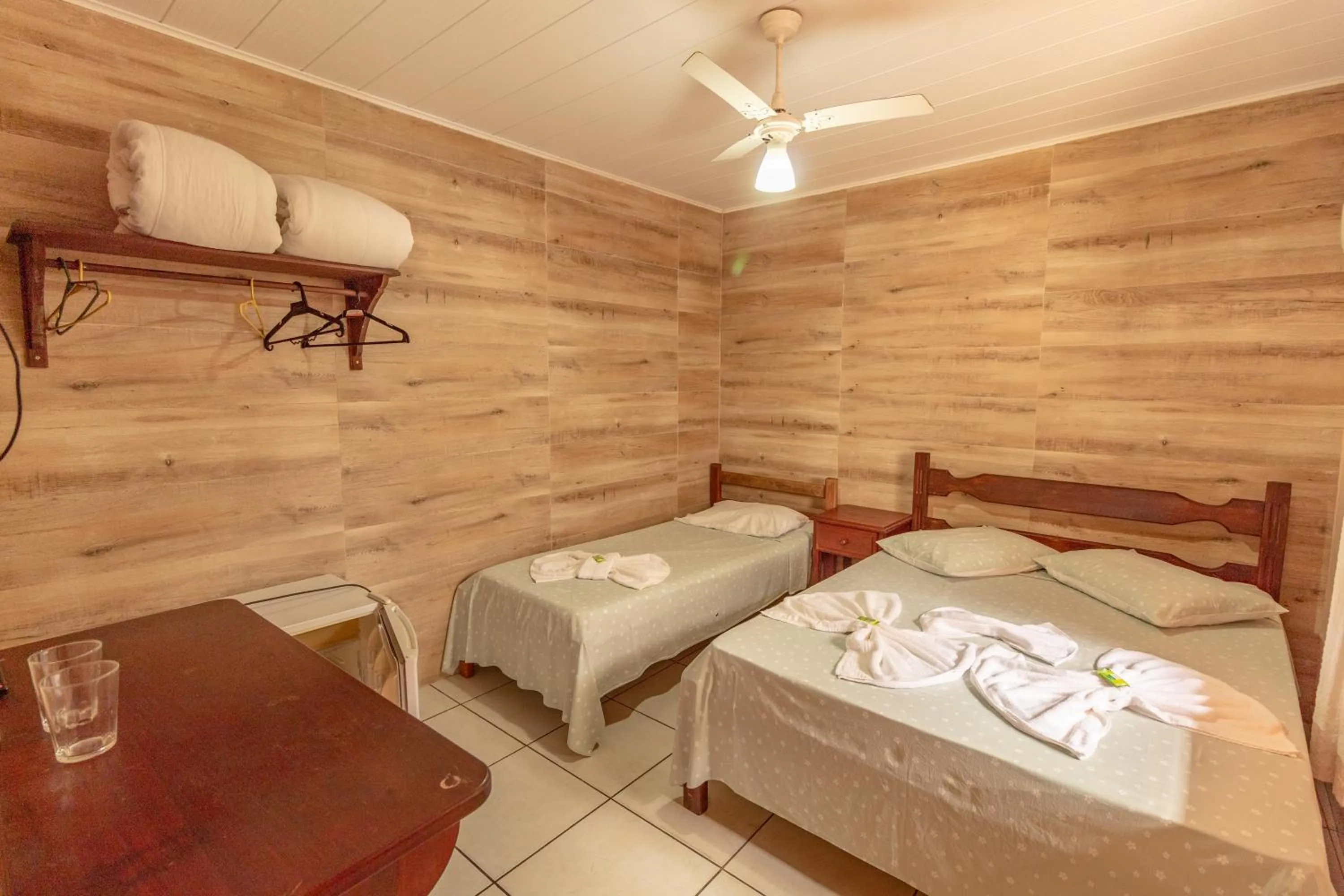 Bed in Pousada Luz do Sol