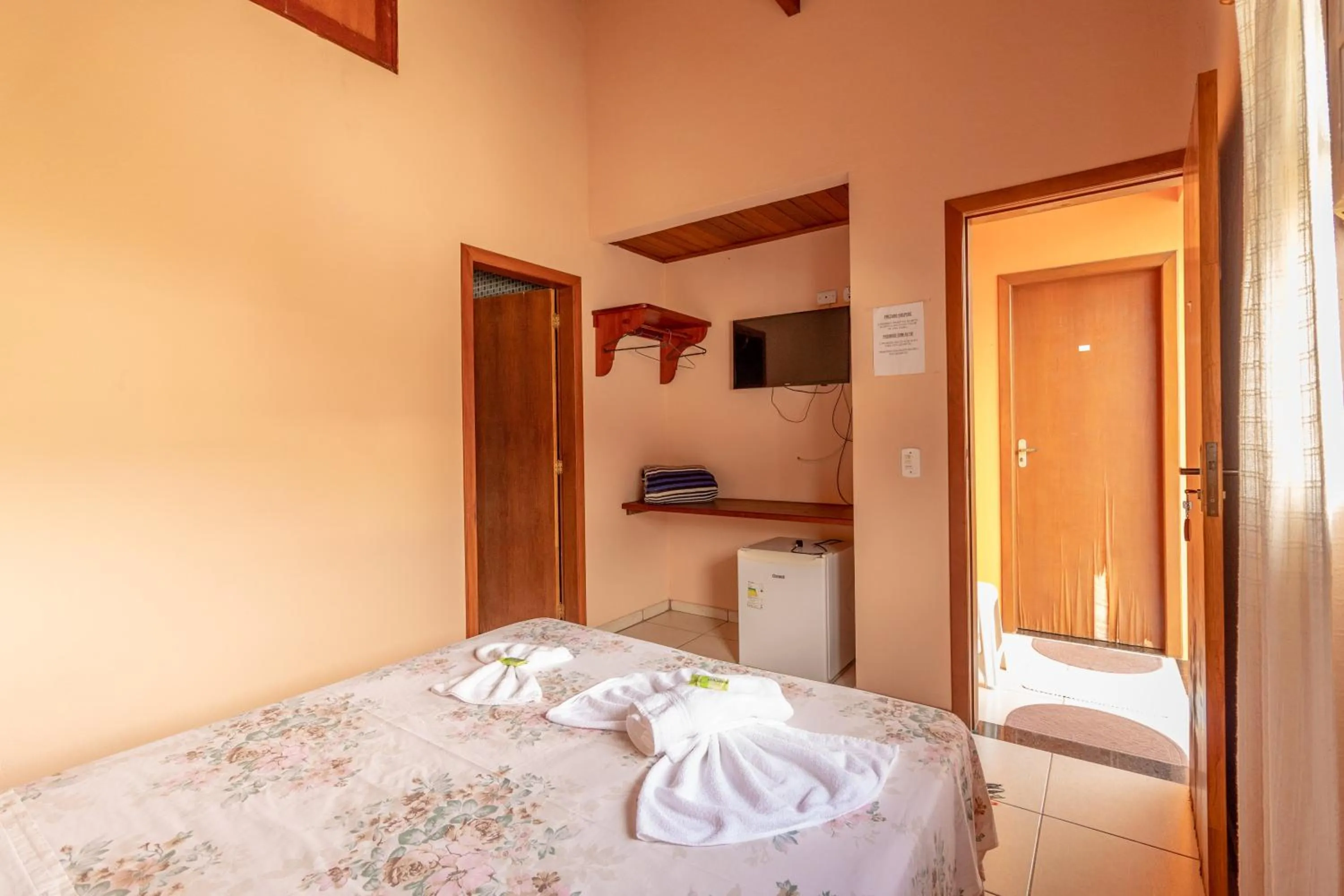 Bed in Pousada Luz do Sol