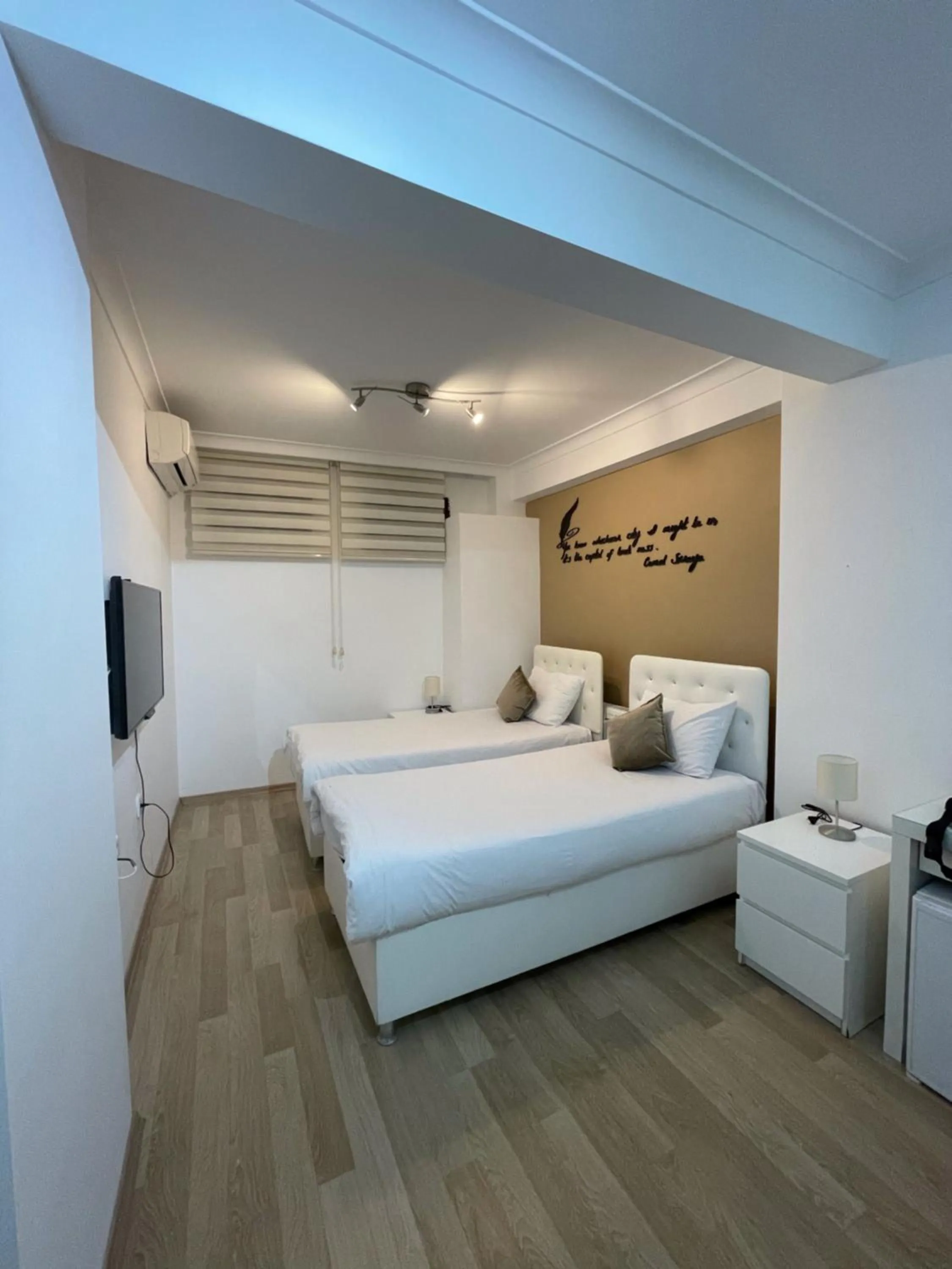 Photo of the whole room, Bed in The Print House Hotel